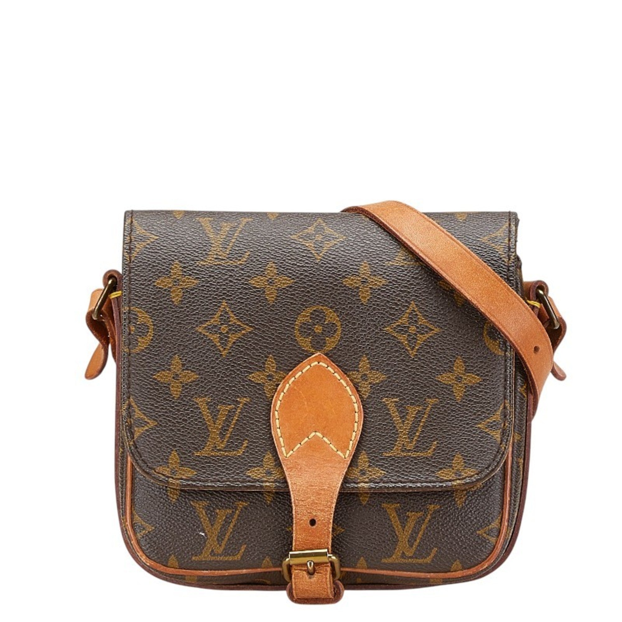 Louis Vuitton Monogram Brown Pvc Leather Shoulder Bag (Pre-Owned)