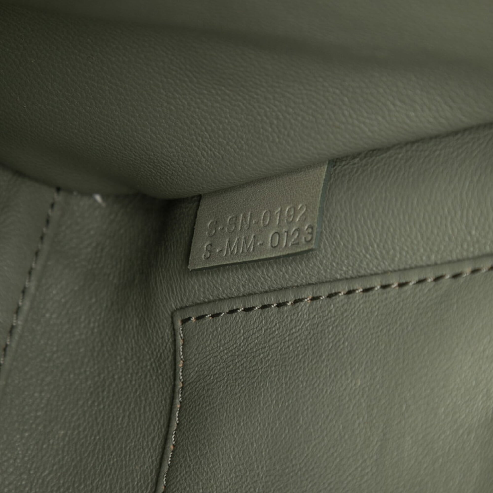 Celine Green Khaki Leather Handbag Shoulder Bag (Pre-Owned)