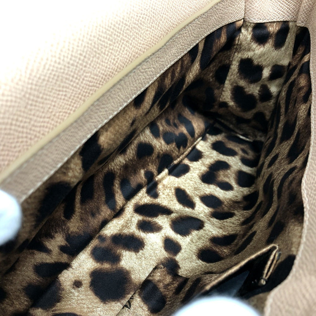 Dolce & Gabbana Beige Leather Shoulder Bag (Pre-Owned)