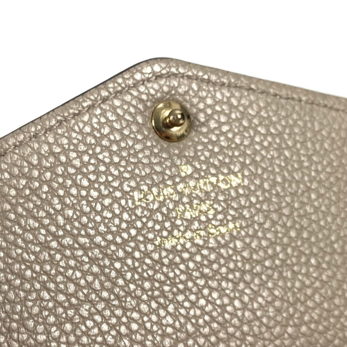 Louis Vuitton Beige Tourterelle Monogram Empreinte Long Wallet (Bi-Fold) (Pre-Owned)