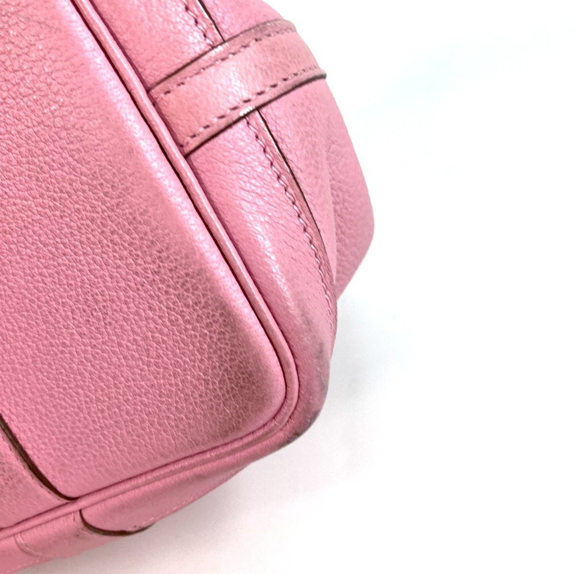 Hermes Garden Pink Rose Confetti Negonda Leather Handbag Tote Bag (Pre-Owned)