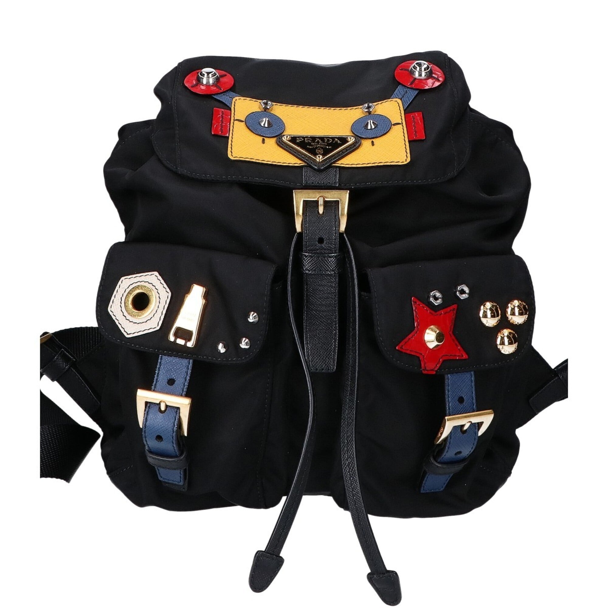 Prada Black Nylon Backpack (Pre-Owned)