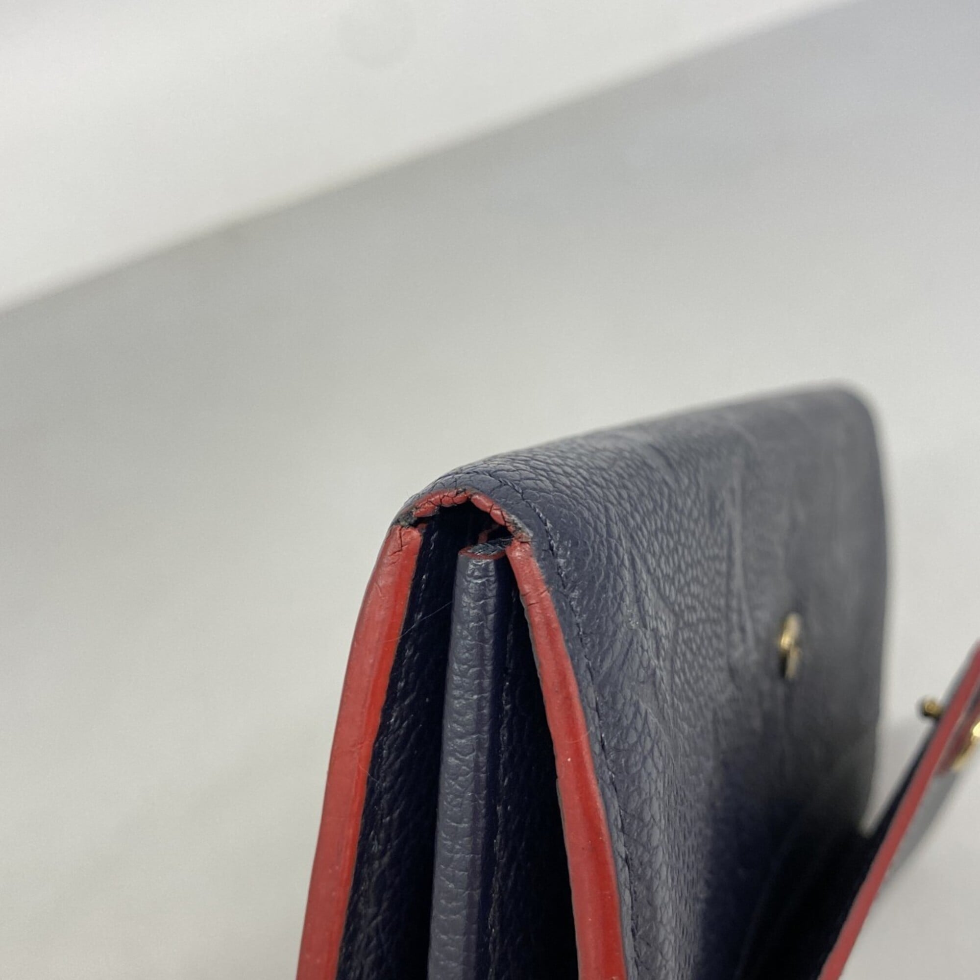 Louis Vuitton Marine Rouge Long Wallet (Bi-Fold) (Pre-Owned)
