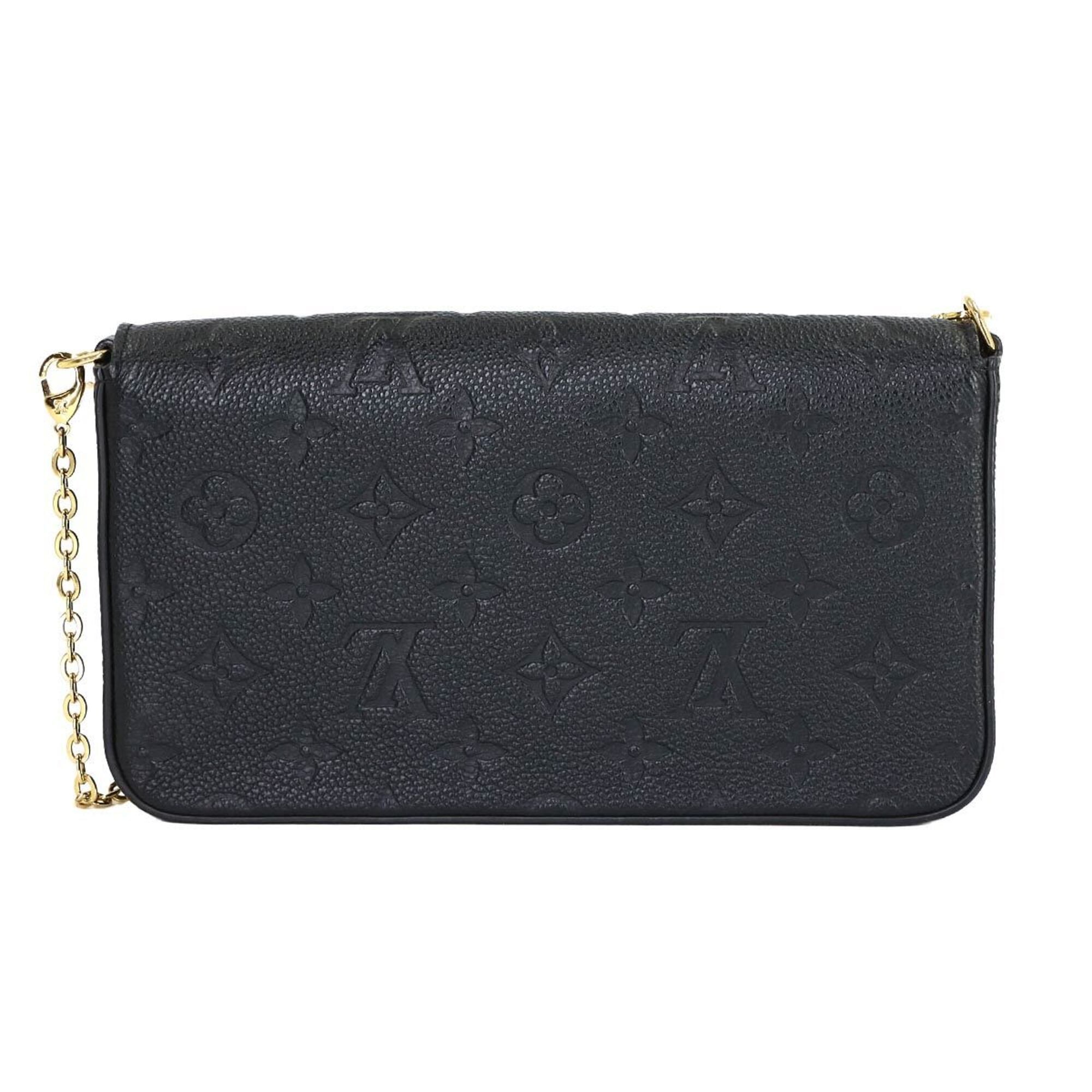 Louis Vuitton Noir Monogram Empreinte Pochette (Pre-Owned)