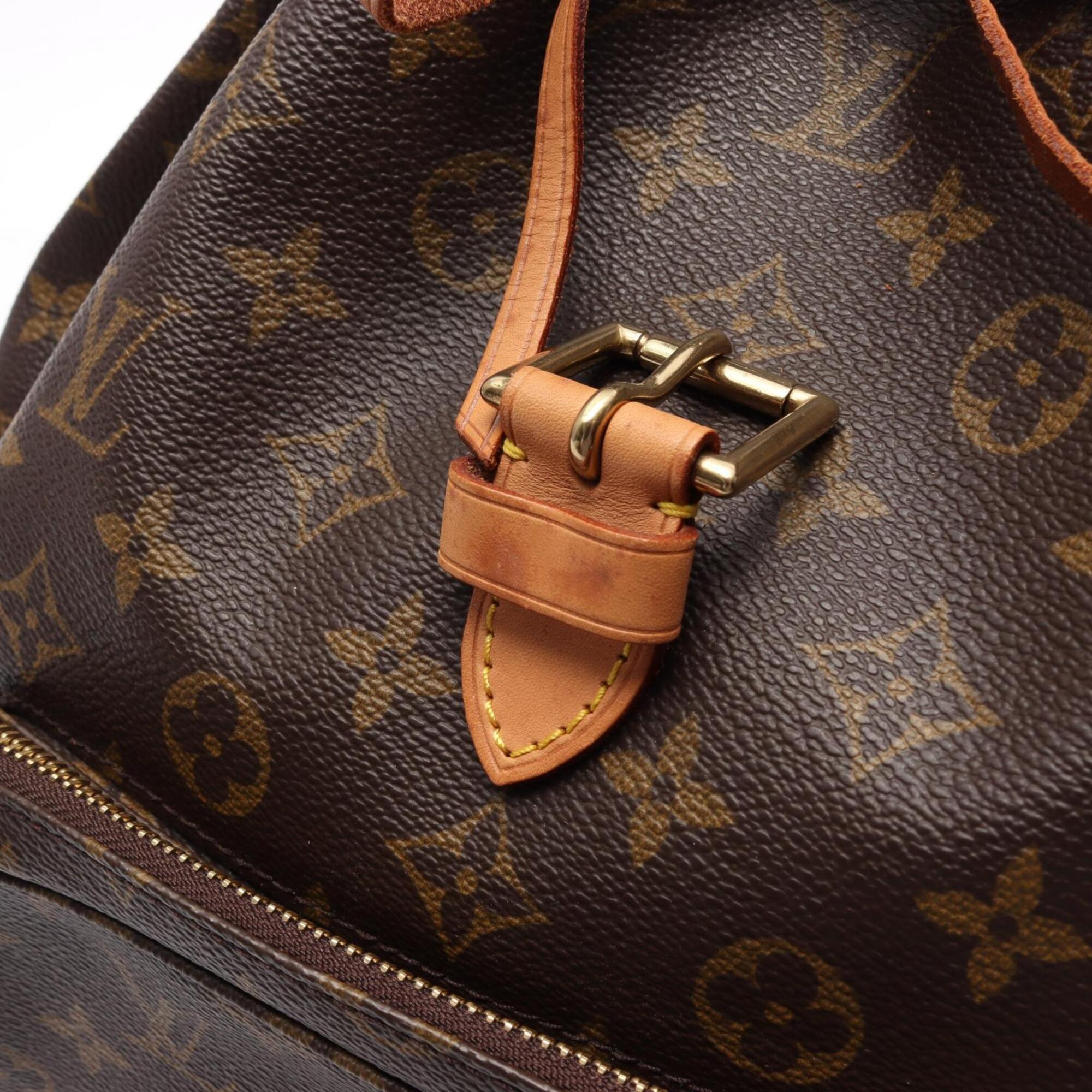 Louis Vuitton Brown Monogram Coated Canvas Backpack (Pre-Owned)