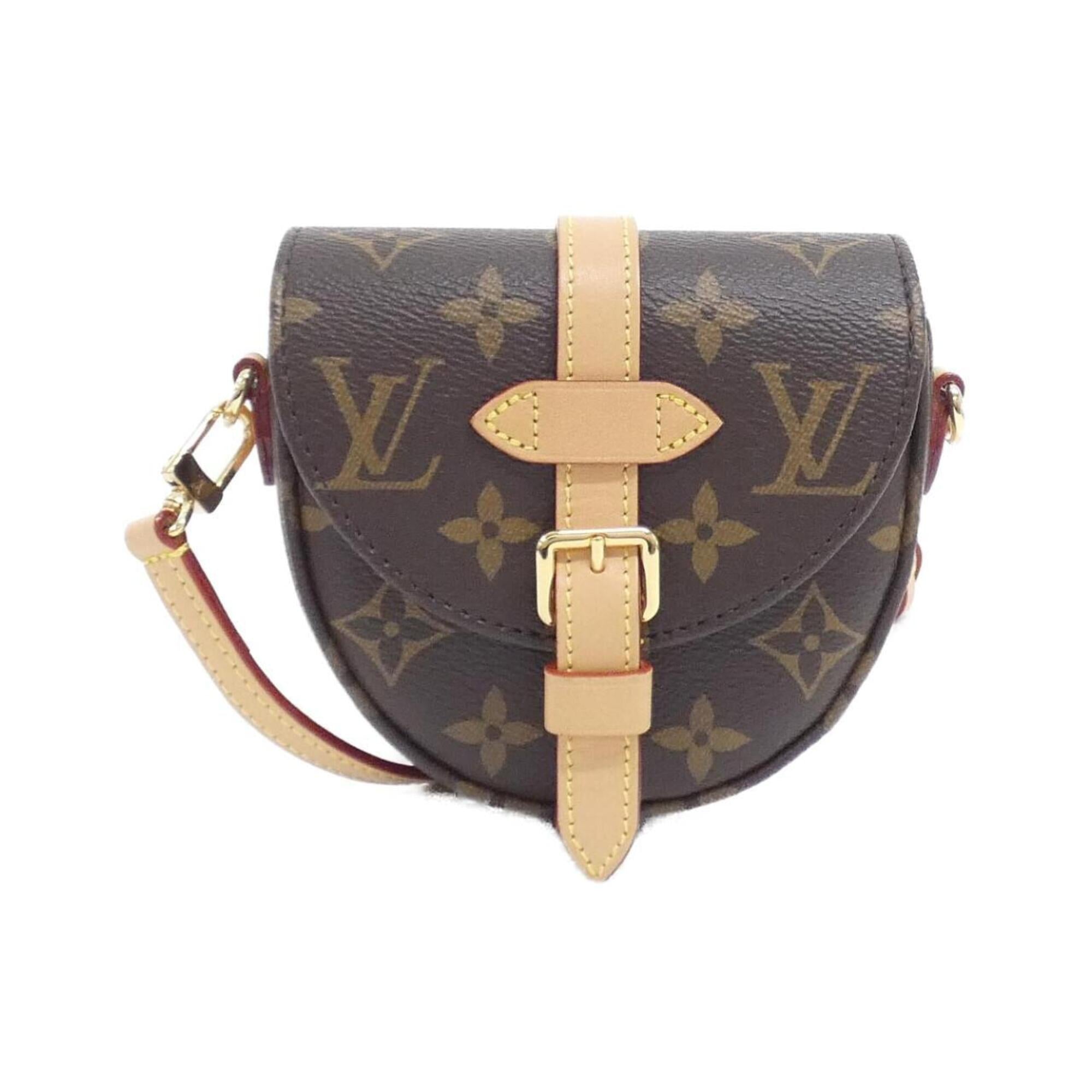 Louis Vuitton Marron Coated Canvas Shoulder Bag (Pre-Owned)