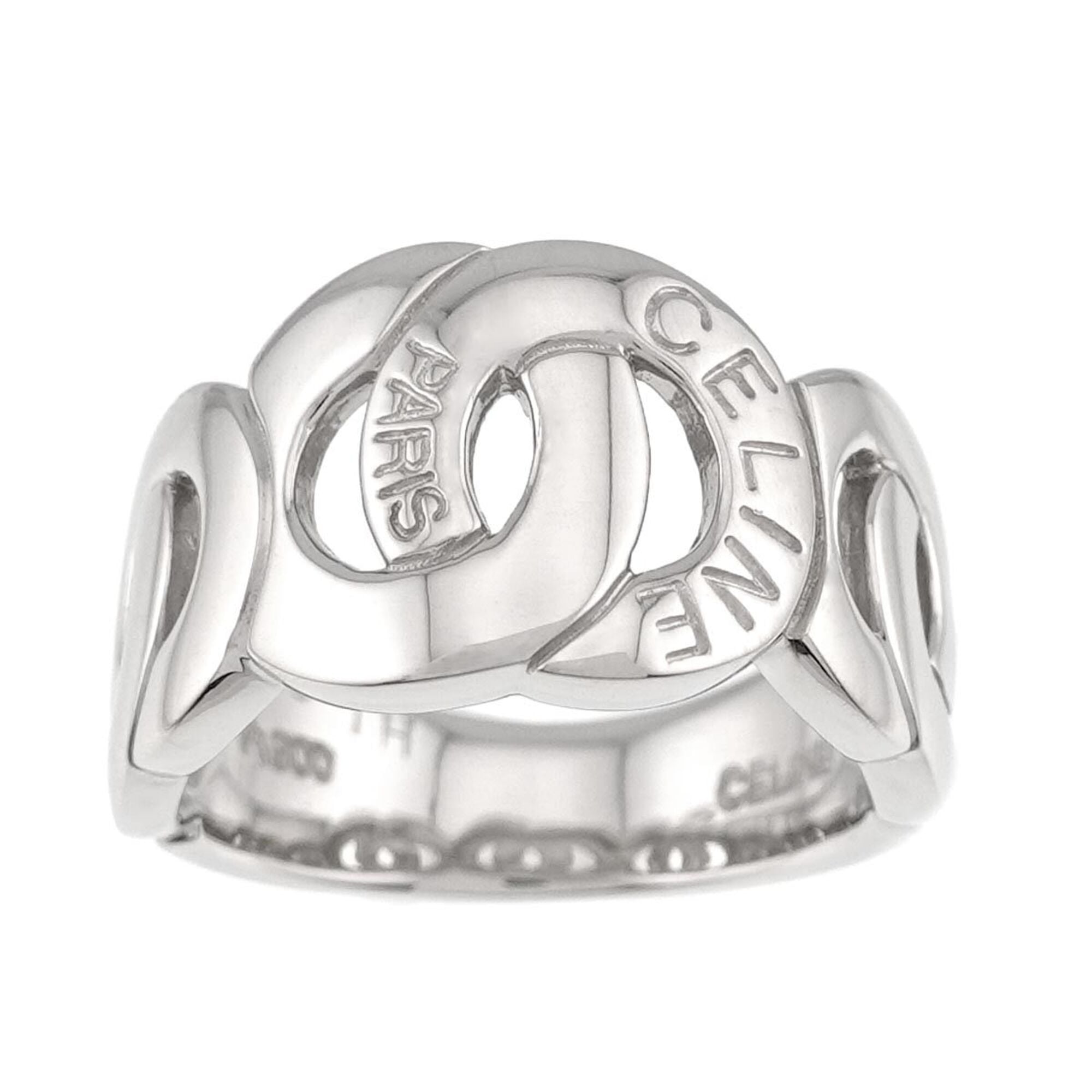 Celine Platinum 900 Band Ring (Pre-Owned)