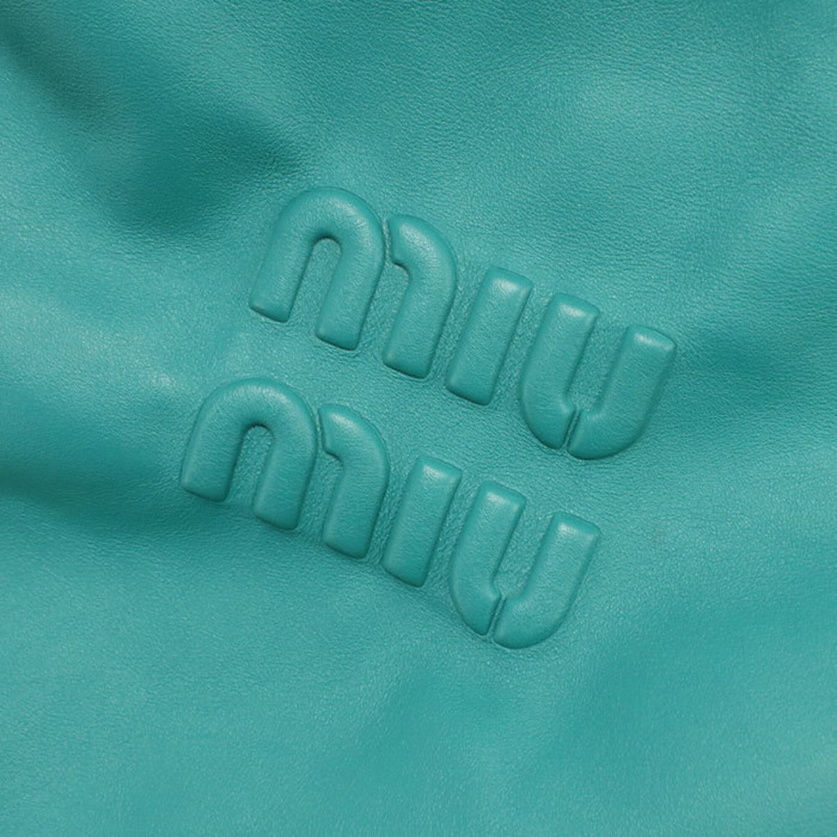 Miu Miu Green Leather Shoulder Bag (Pre-Owned)