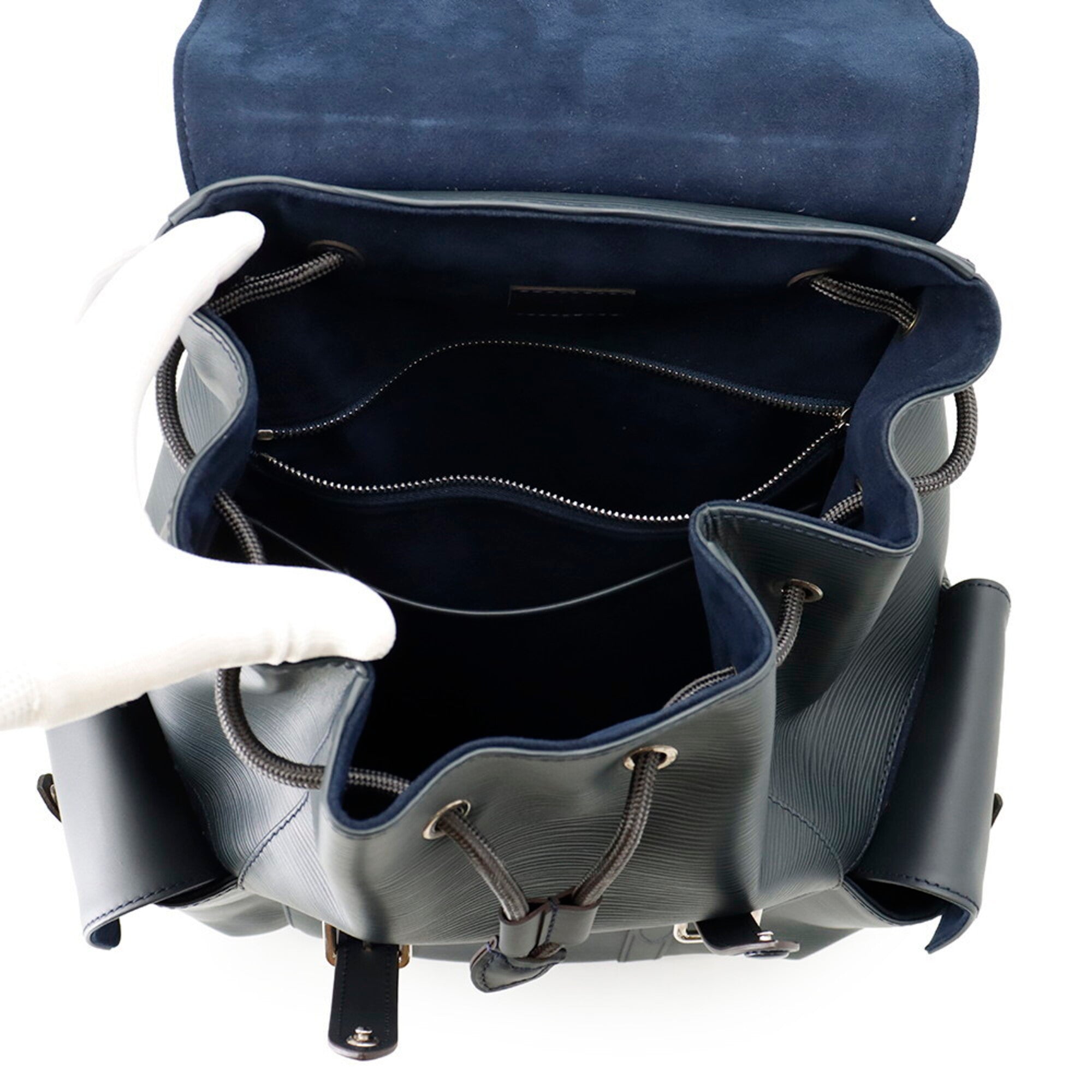 Louis Vuitton Navy Blue Epi Leather Backpack (Pre-Owned)