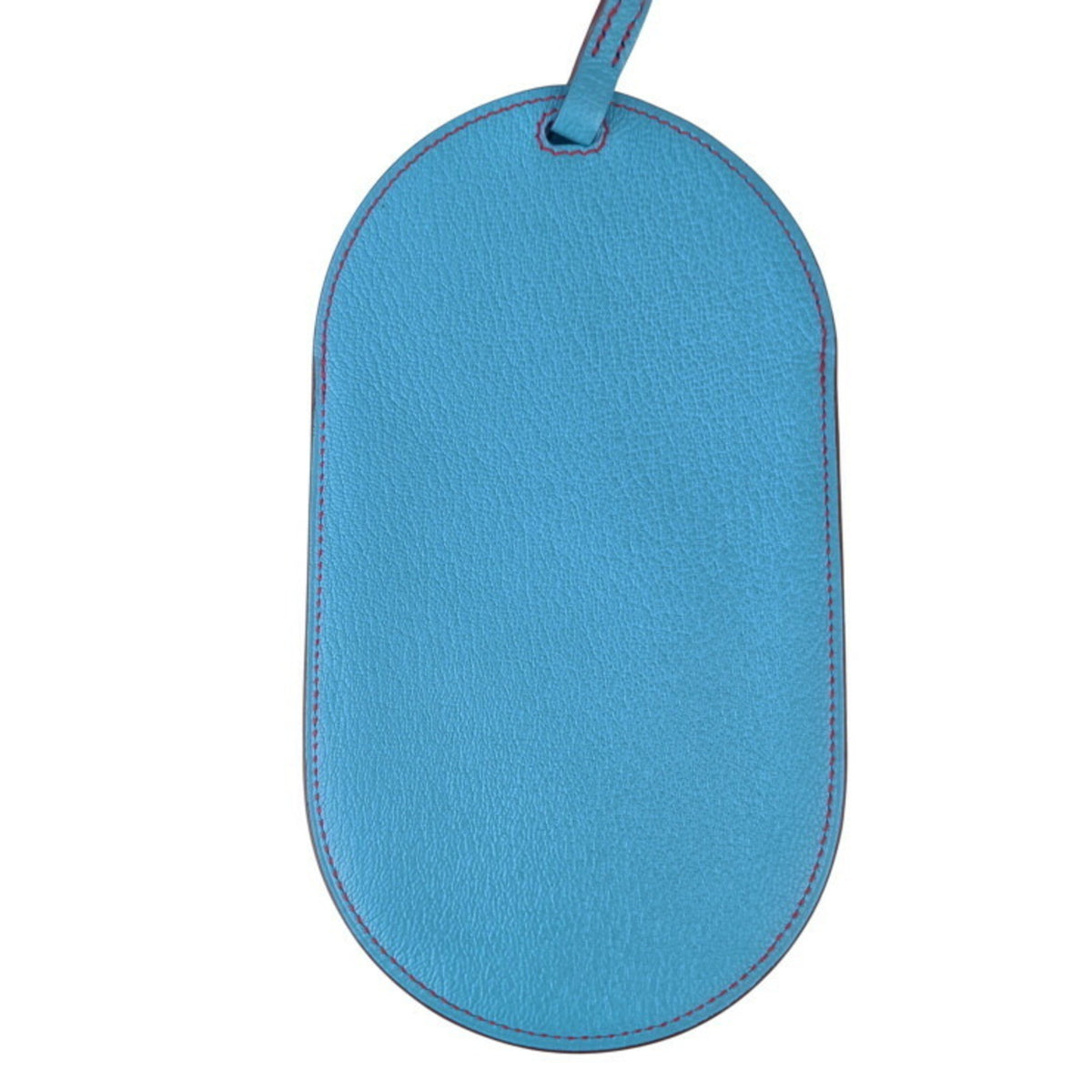 Hermes Blue Chevre Leather Pouch (Pre-Owned)