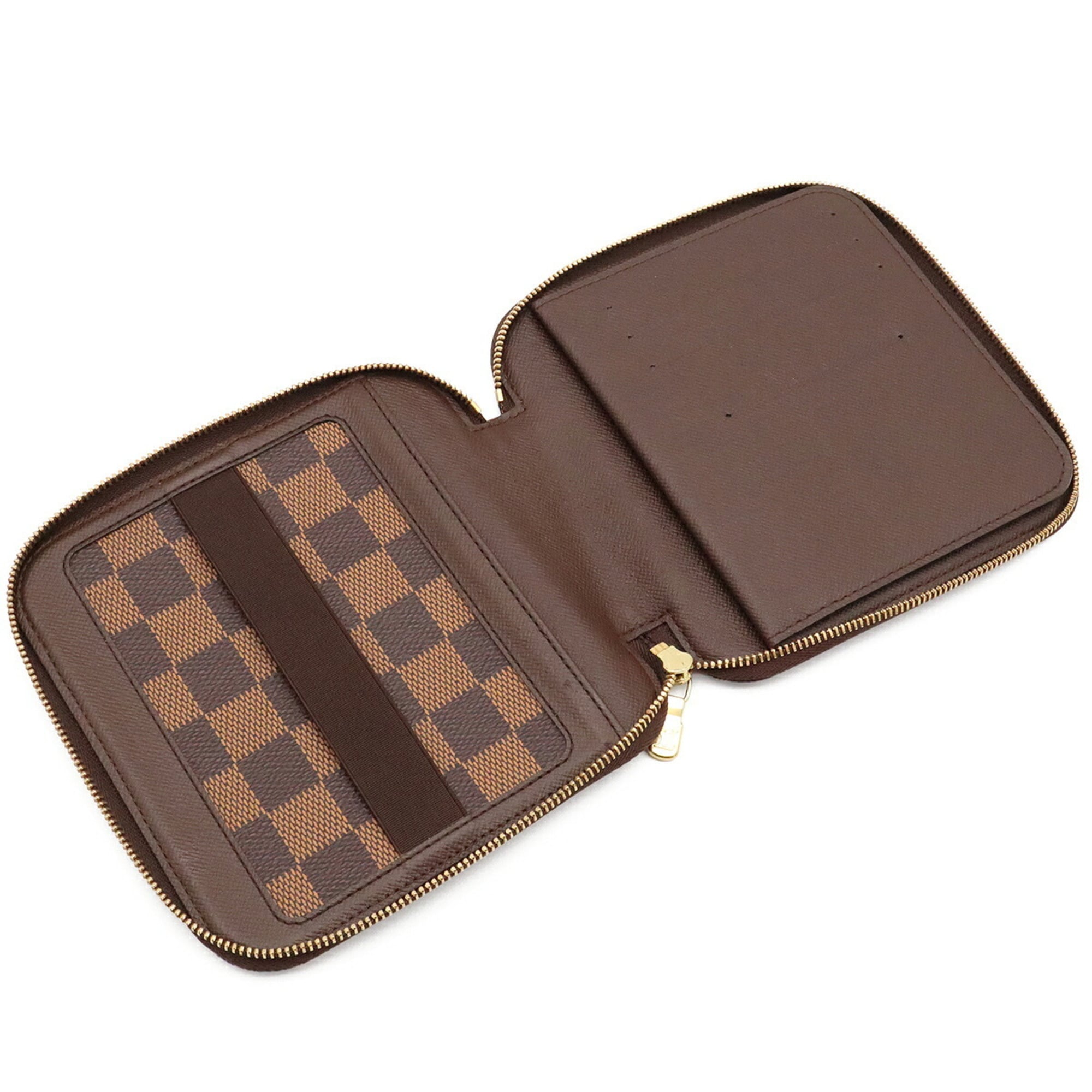 Louis Vuitton Brown Pvc Coated Canvas Wallet (Bi-Fold) (Pre-Owned)