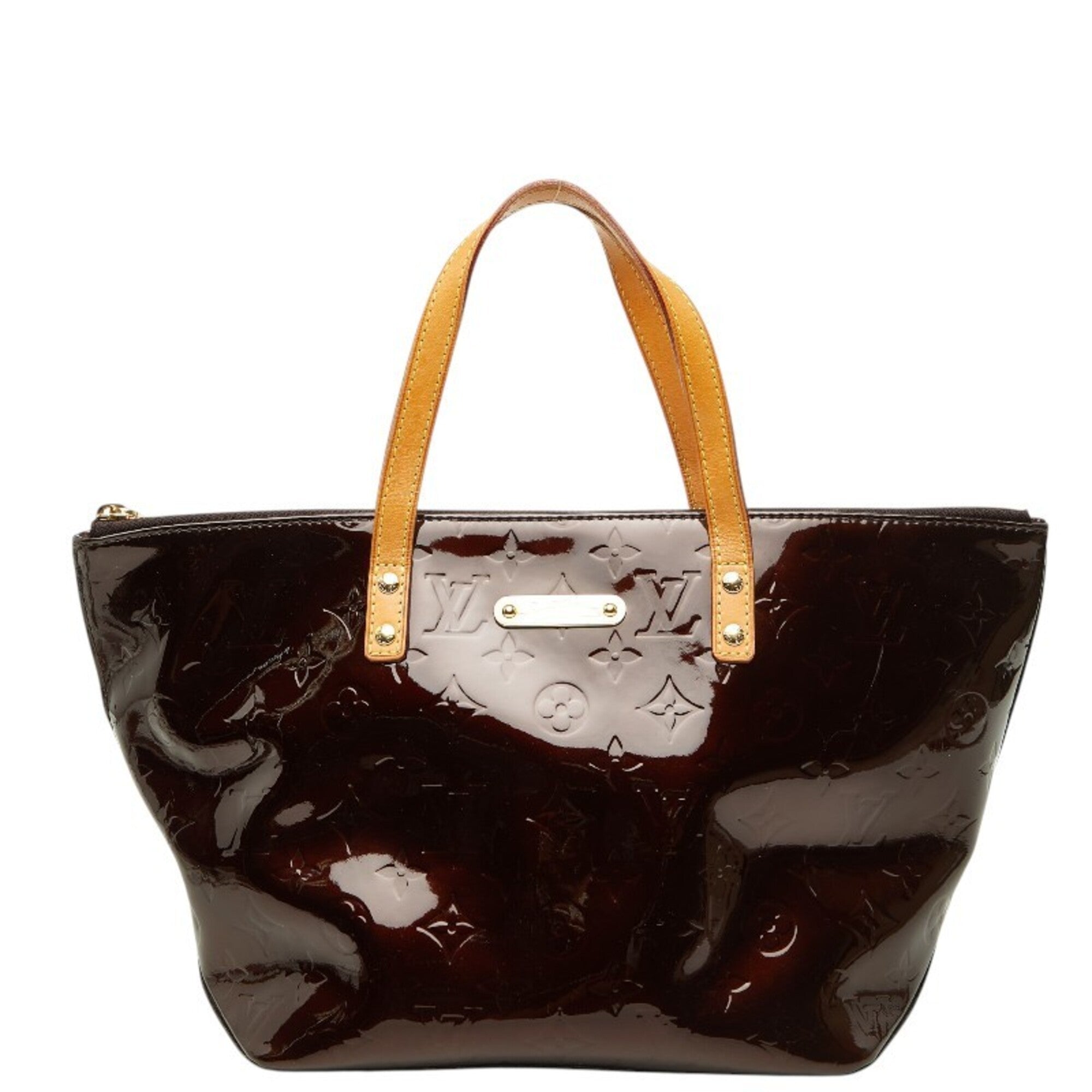 Louis Vuitton Amarante Purple Patent Leather Handbag (Pre-Owned)