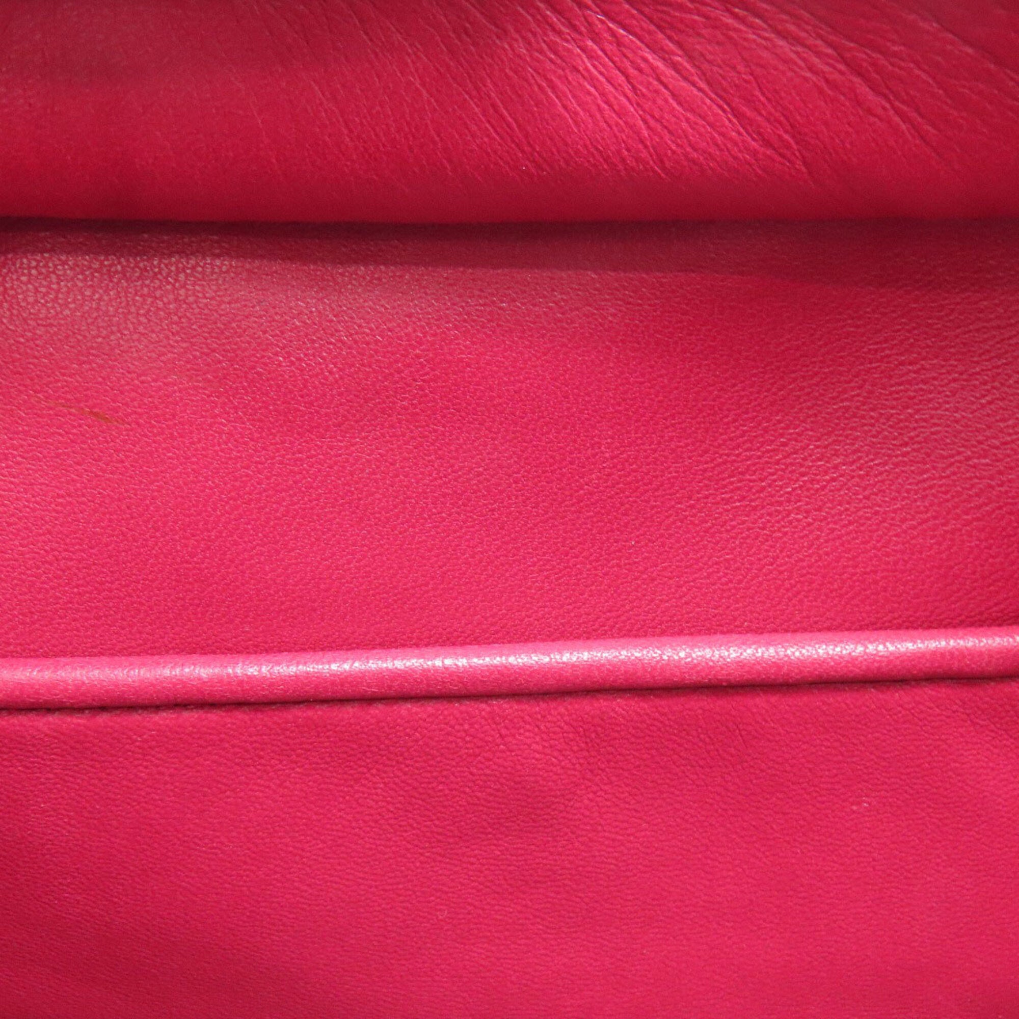 Loewe Red Color Leather Tote Bag (Pre-Owned)