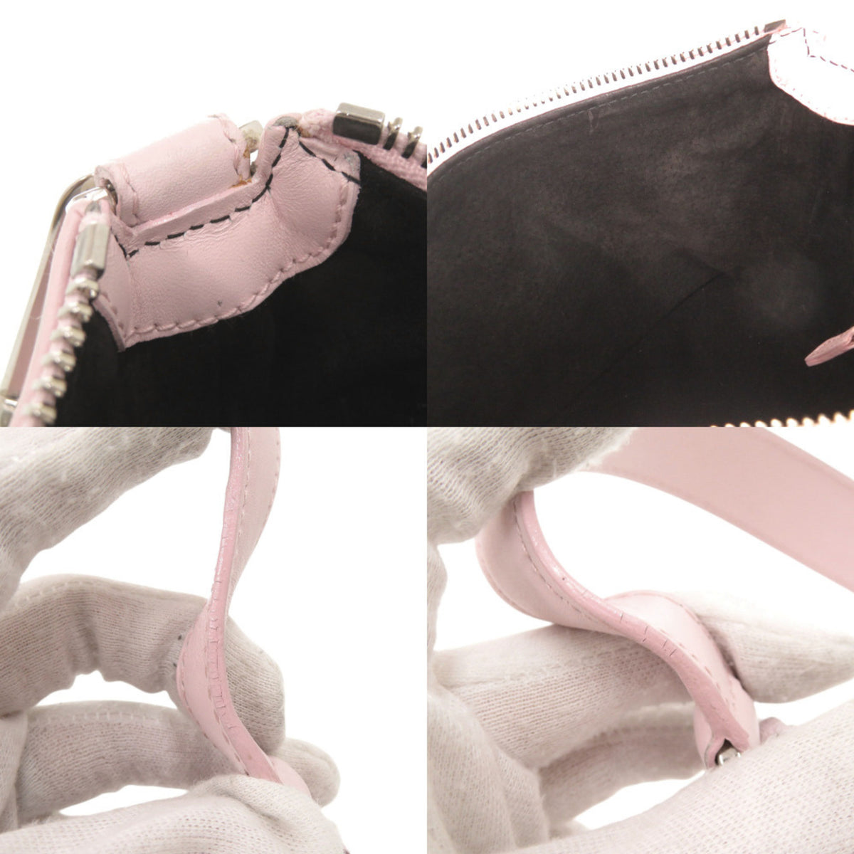 Bvlgari Pink Leather Shoulder Bag (Pre-Owned)