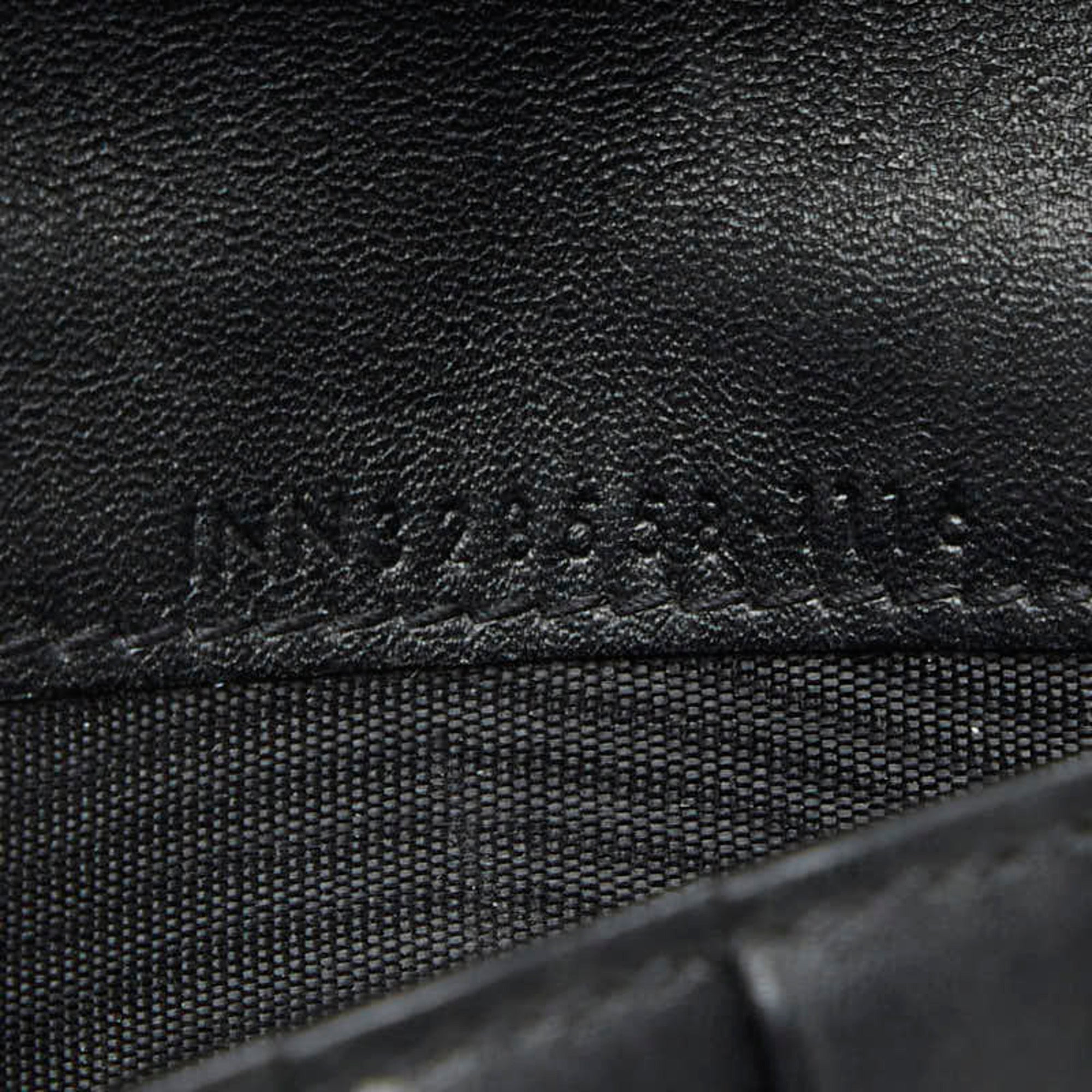 Saint Laurent Black Leather Long Wallet (Bi-Fold) (Pre-Owned)