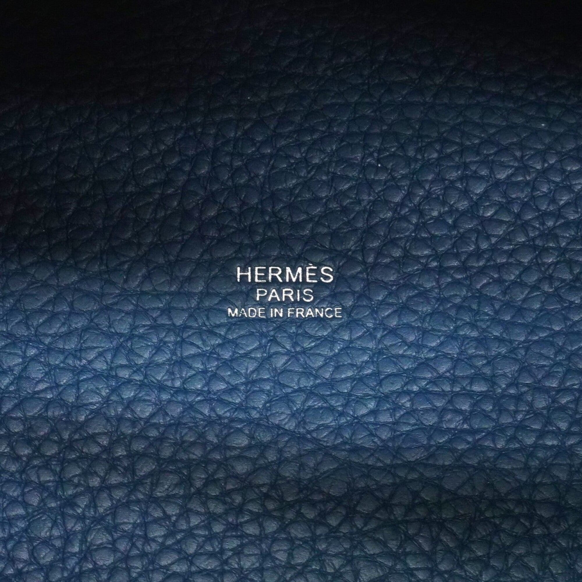 Hermes Green Taurillon Clemence Leather Handbag (Pre-Owned)