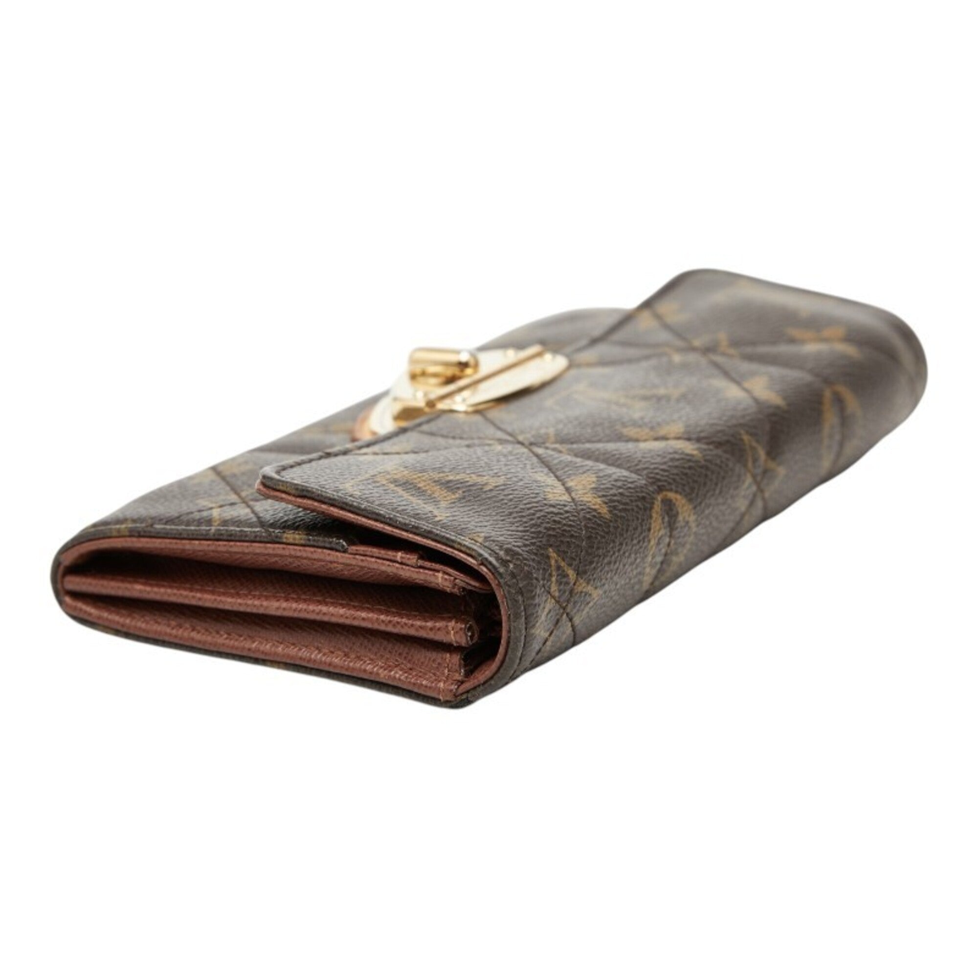 Louis Vuitton Monogram Etoile Brown Pvc Leather Long Wallet (Bi-Fold) (Pre-Owned)