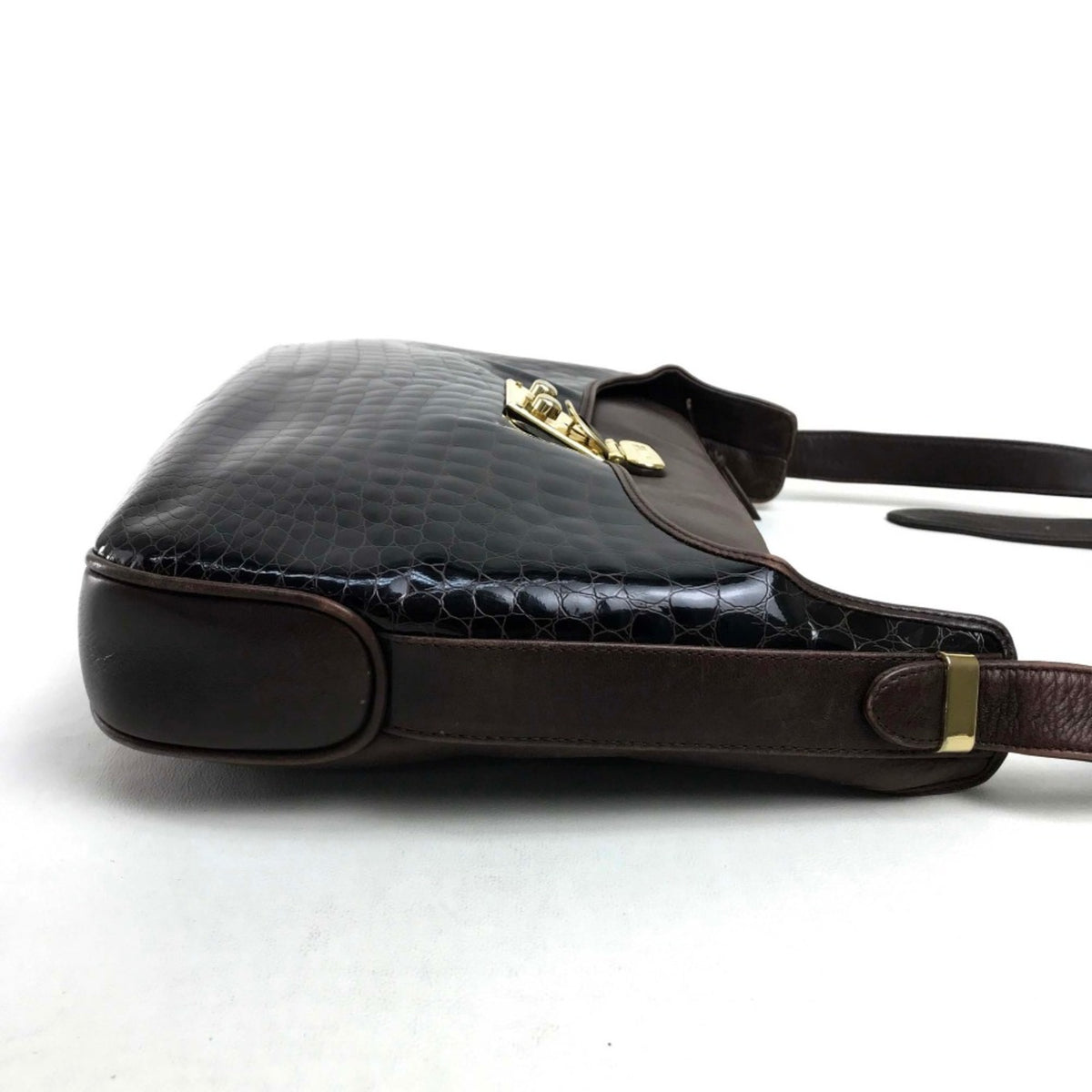 Bally Brown Leather Shoulder Bag (Pre-Owned)