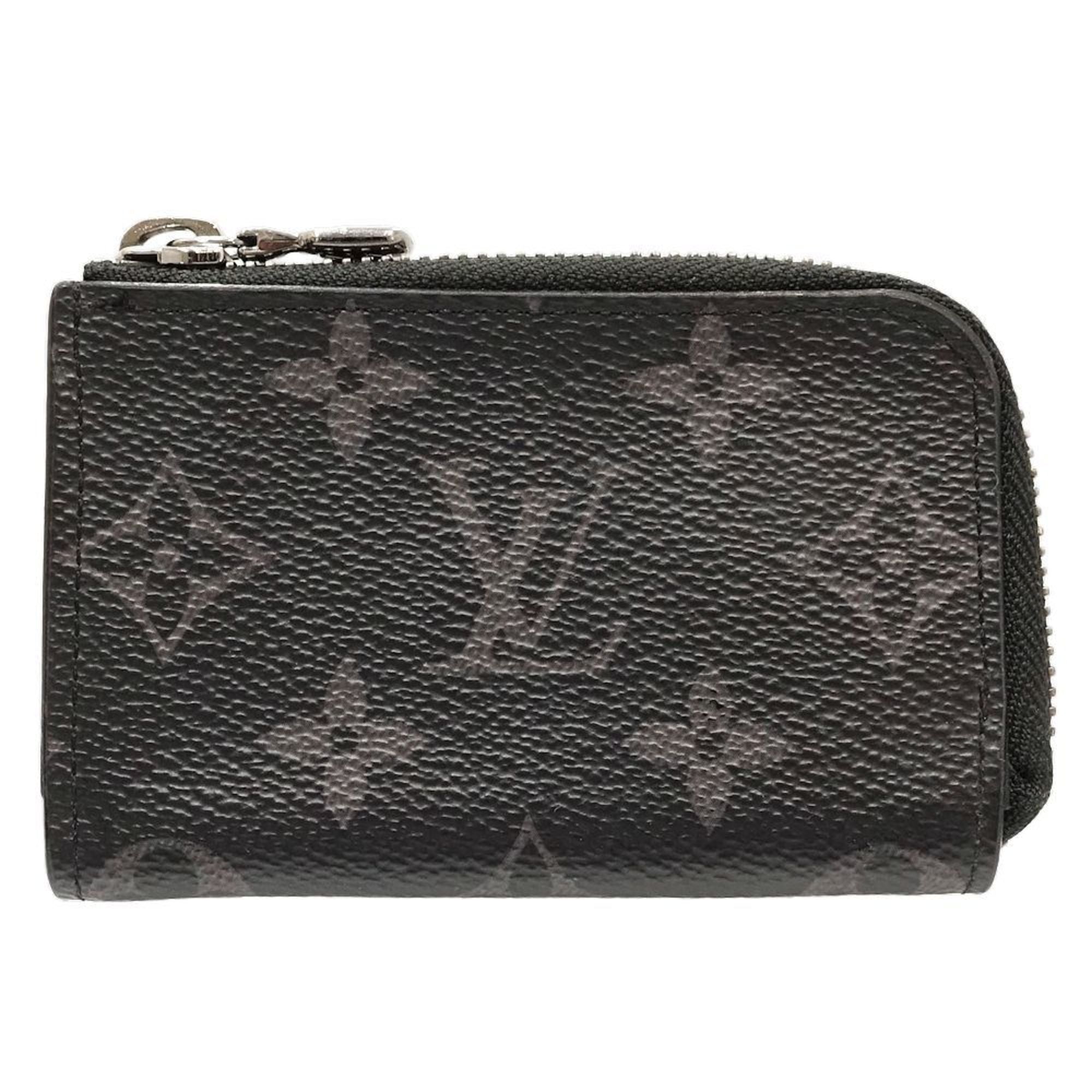 Louis Vuitton Black Monogram Eclipse Canvas Coin Purse/Coin Case (Pre-Owned)