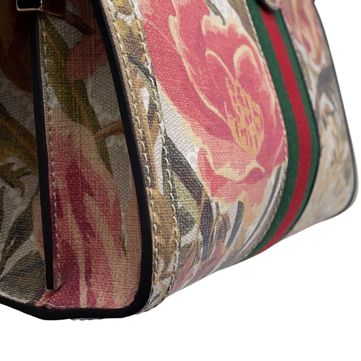 Gucci Flora Multi-Color Canvas Pvc Handbag Shoulder Bag (Pre-Owned)