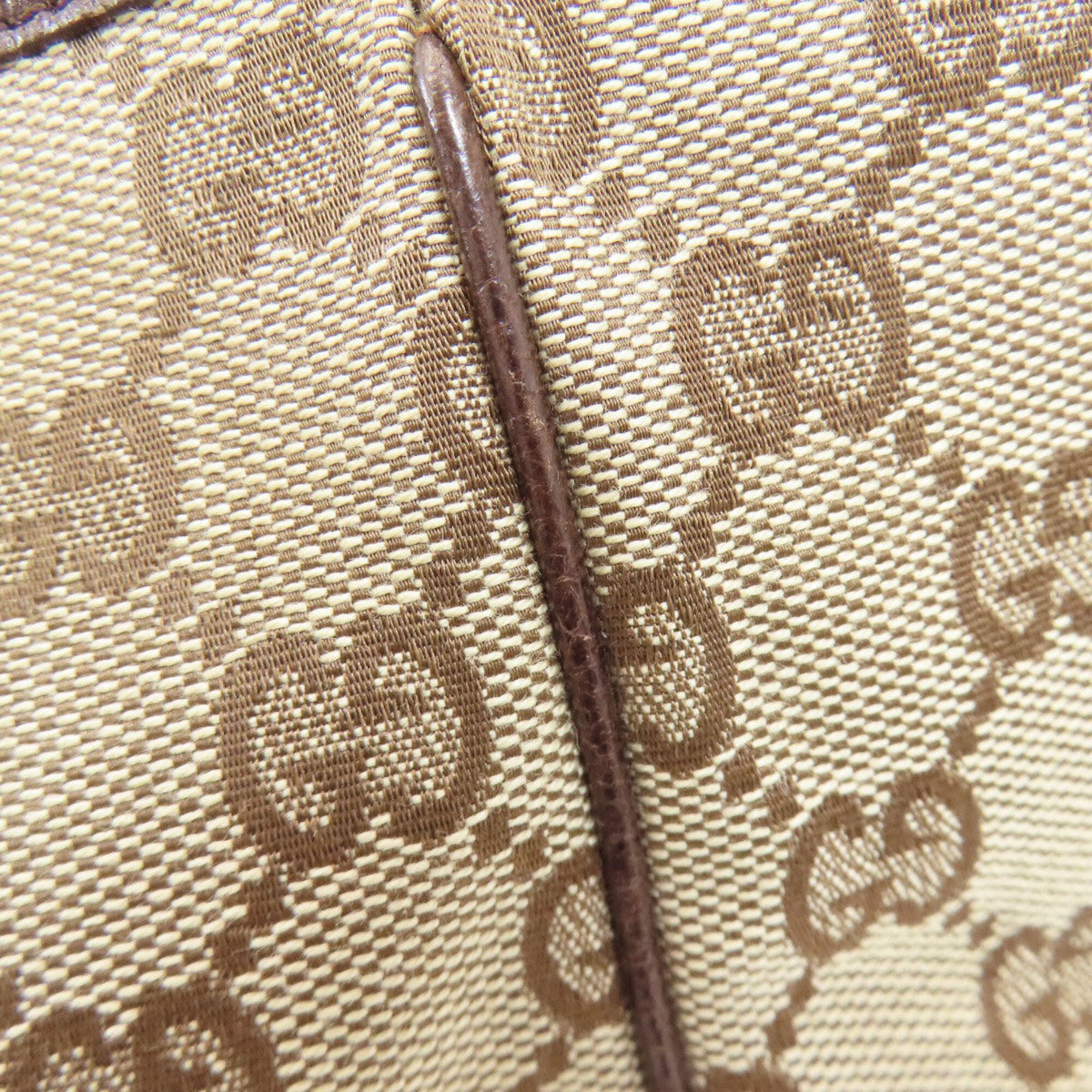Gucci Brown Canvas Tote Bag (Pre-Owned)