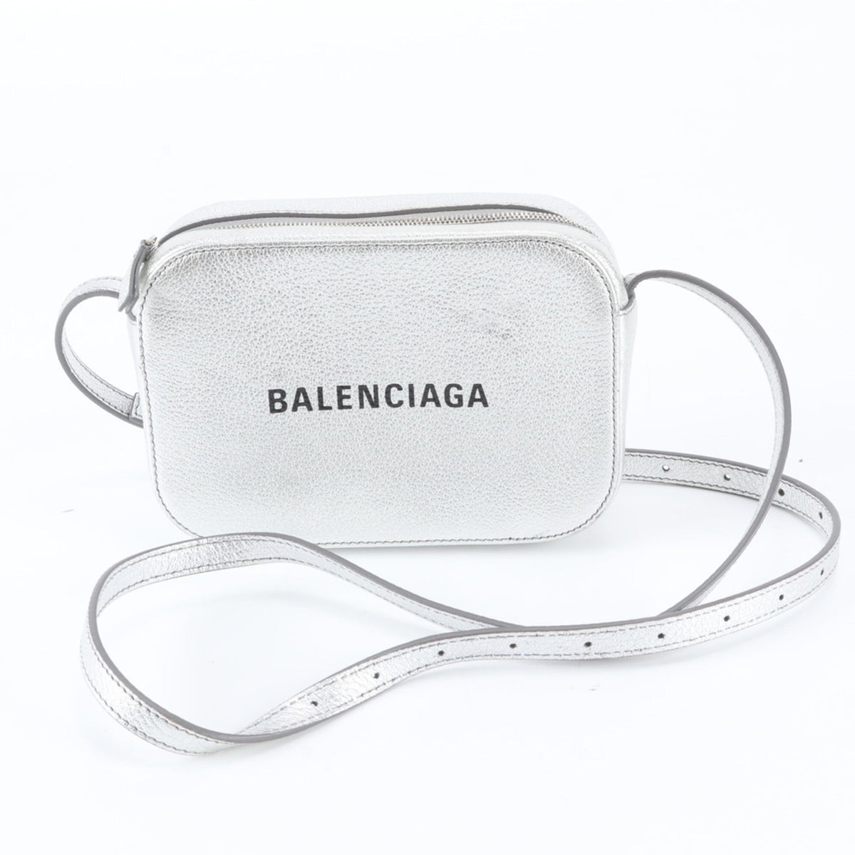 Balenciaga Silver Leather Shoulder Bag (Pre-Owned)