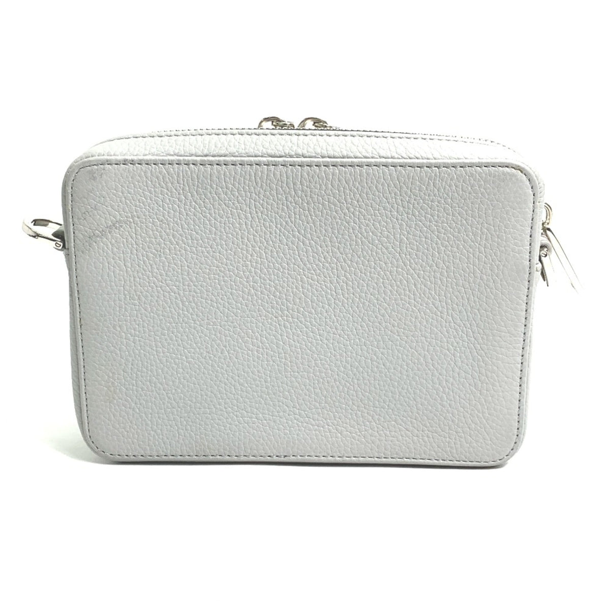 Christian Dior Gray Leather Shoulder Bag (Pre-Owned)