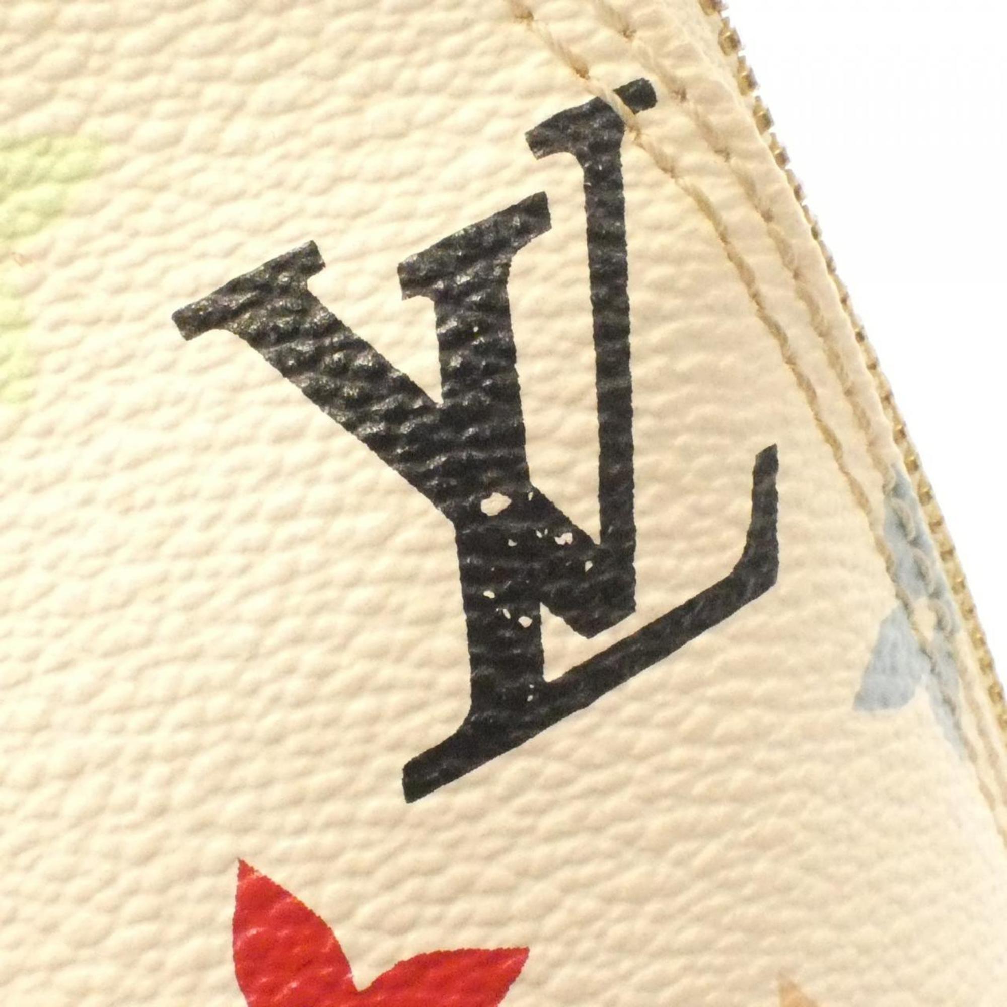 Louis Vuitton White Coated Canvas Handbag (Pre-Owned)