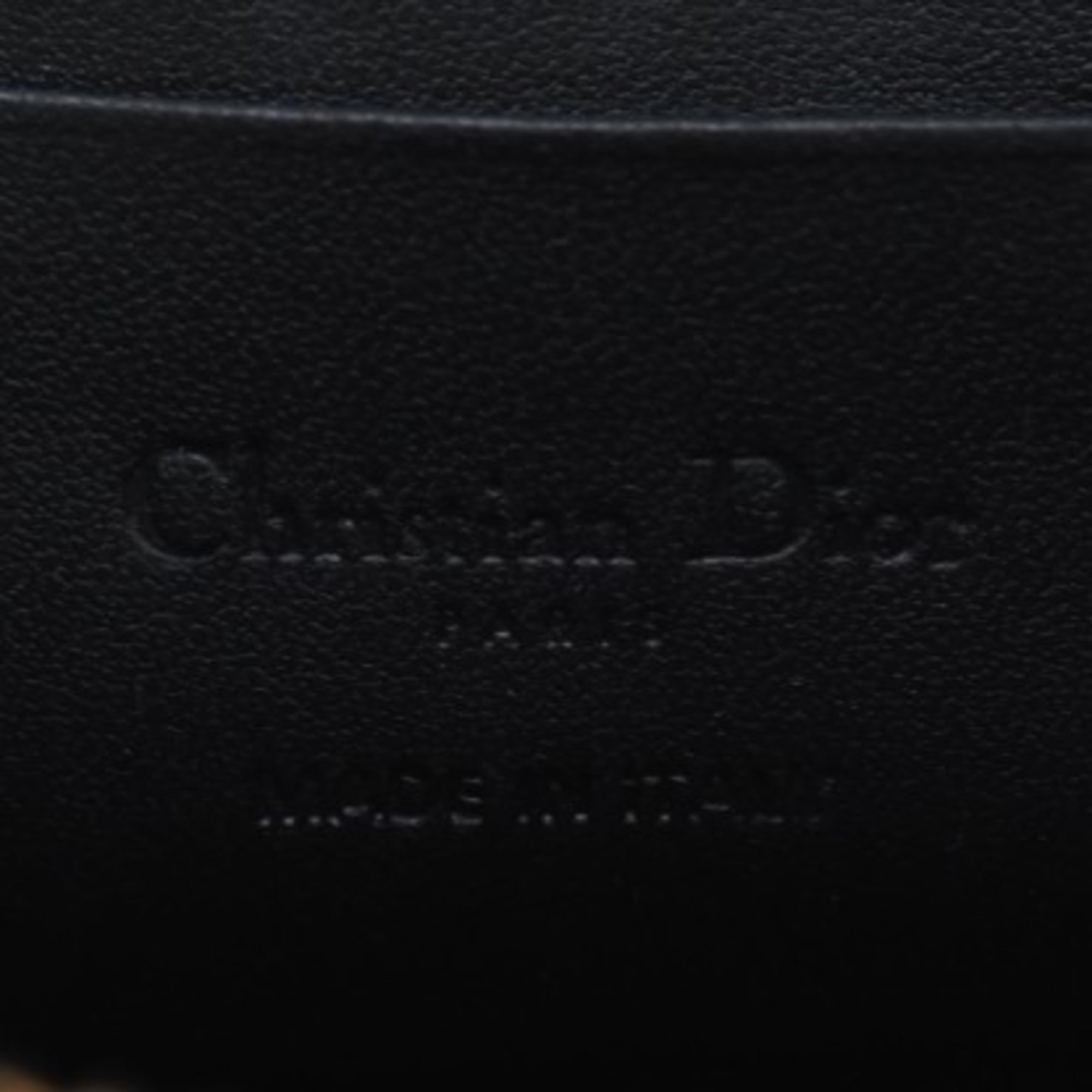 Christian Dior Black Leather Shoulder Bag (Pre-Owned)
