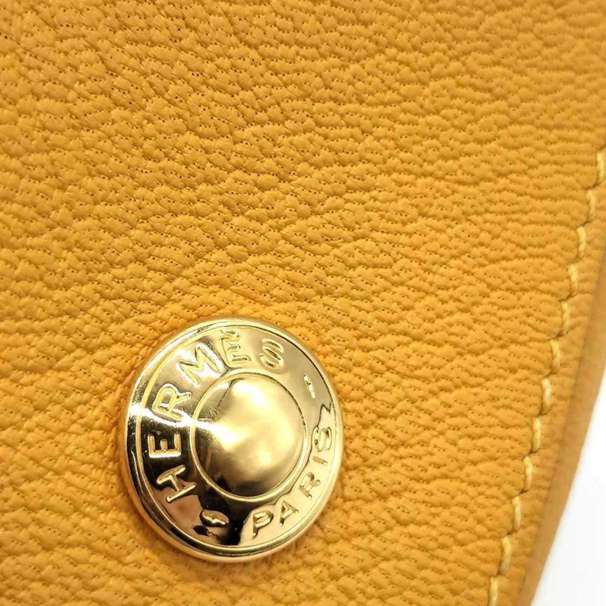 Hermes Chevre Leather Coin Purse/Coin Case (Pre-Owned)