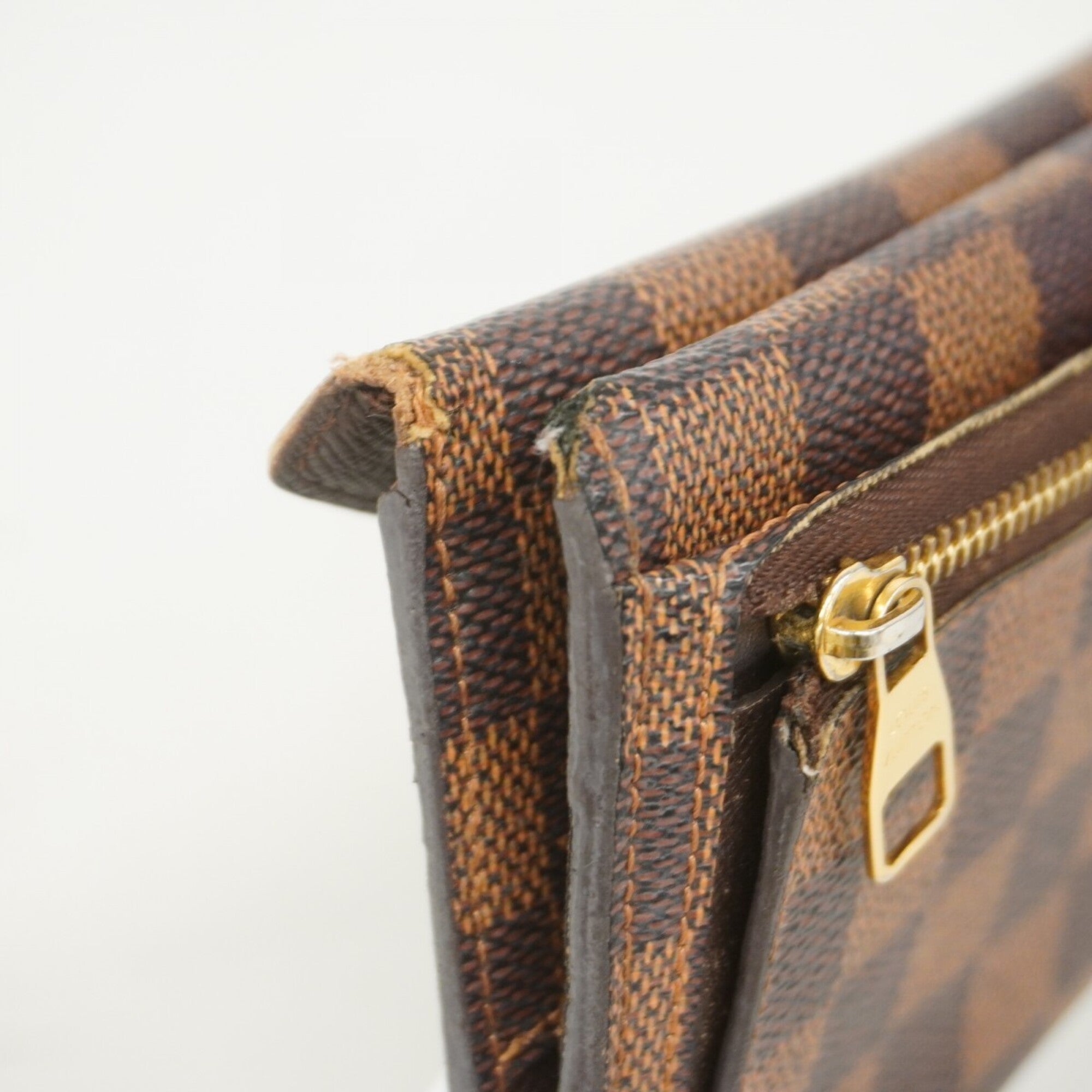 Louis Vuitton Ebene Long Wallet (Bi-Fold) (Pre-Owned)