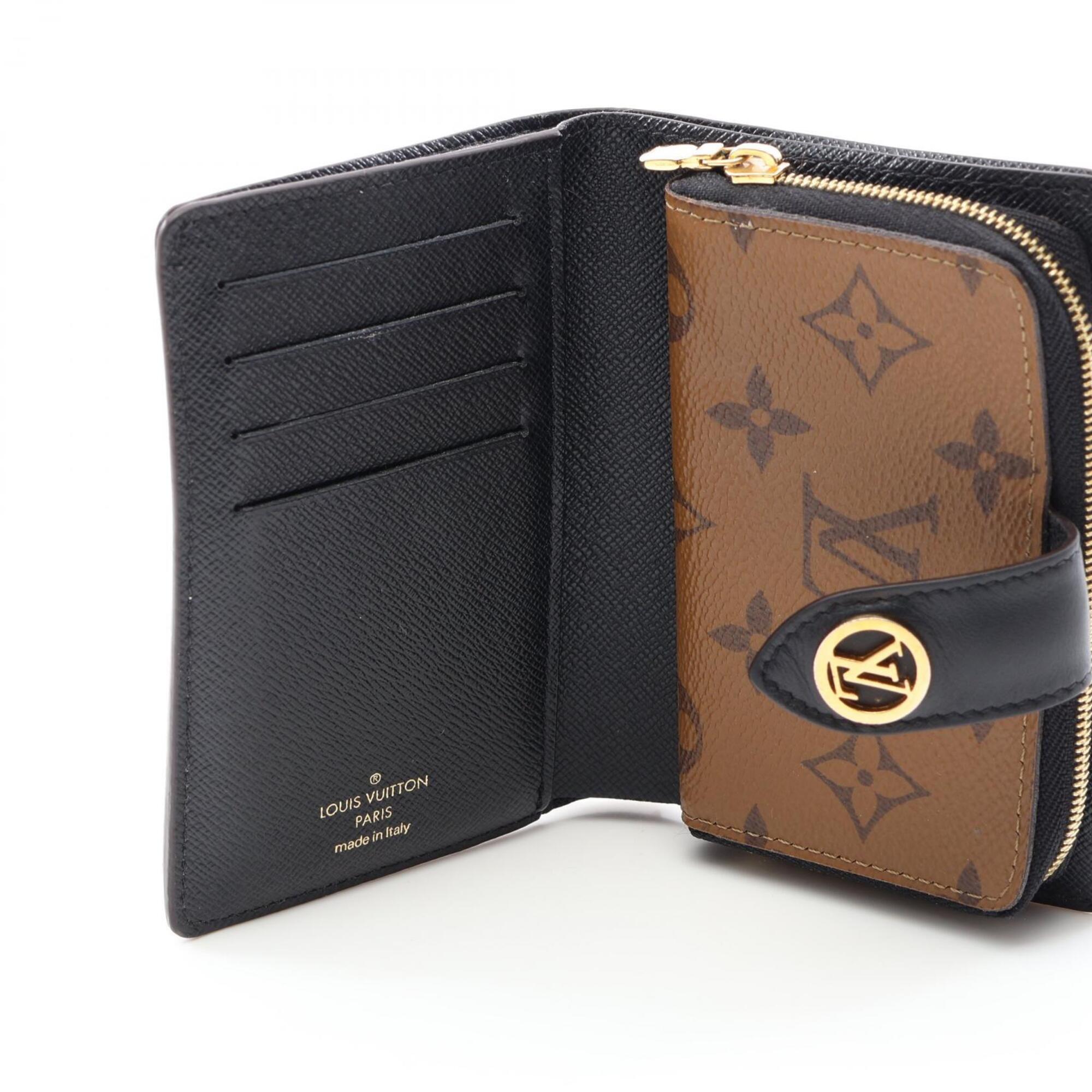 Louis Vuitton Monogram Black Brown Monogram Wallet (Bi-Fold) (Pre-Owned)