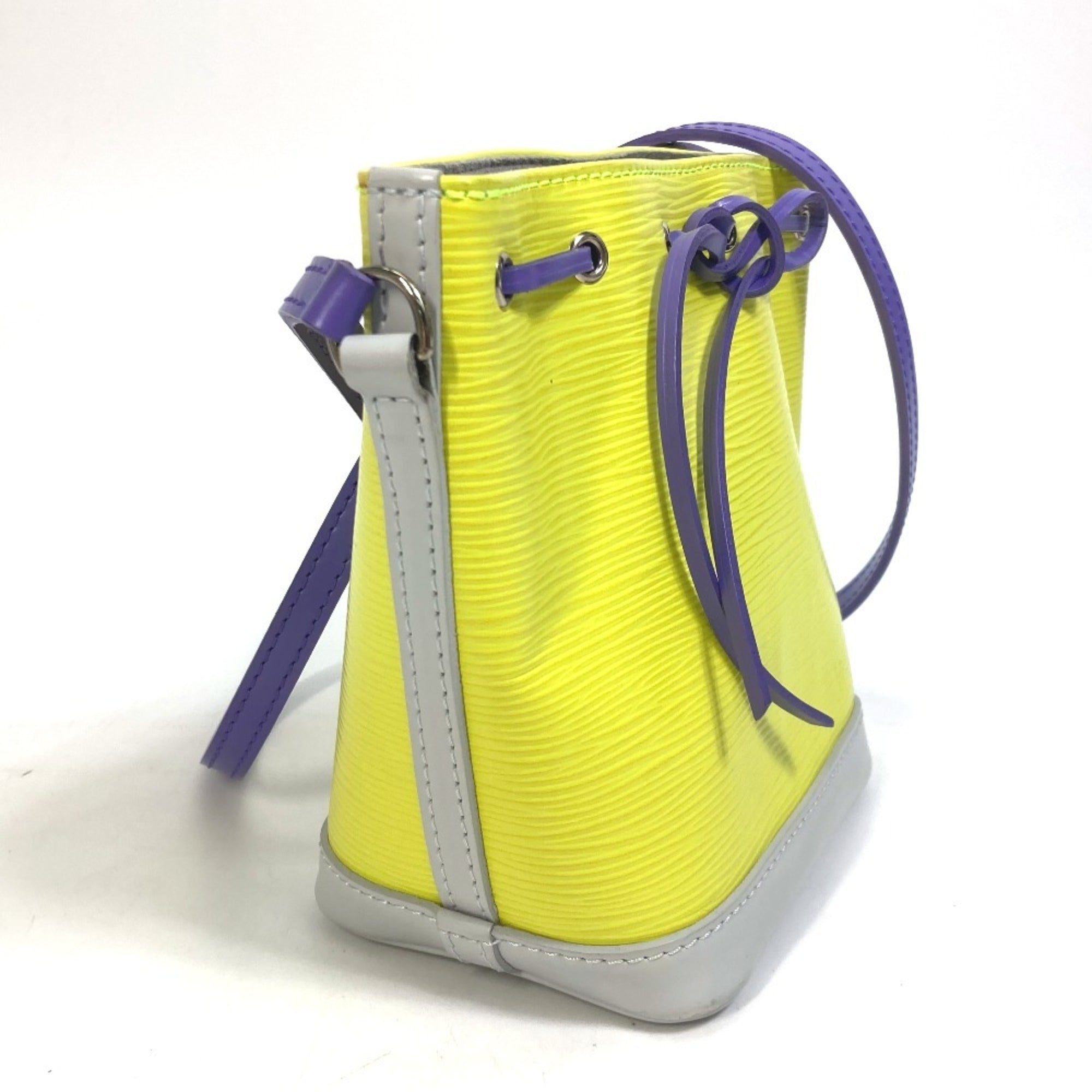 Louis Vuitton Epi Purple White Yellow Epi Leather Pochette Shoulder Bag (Pre-Owned)