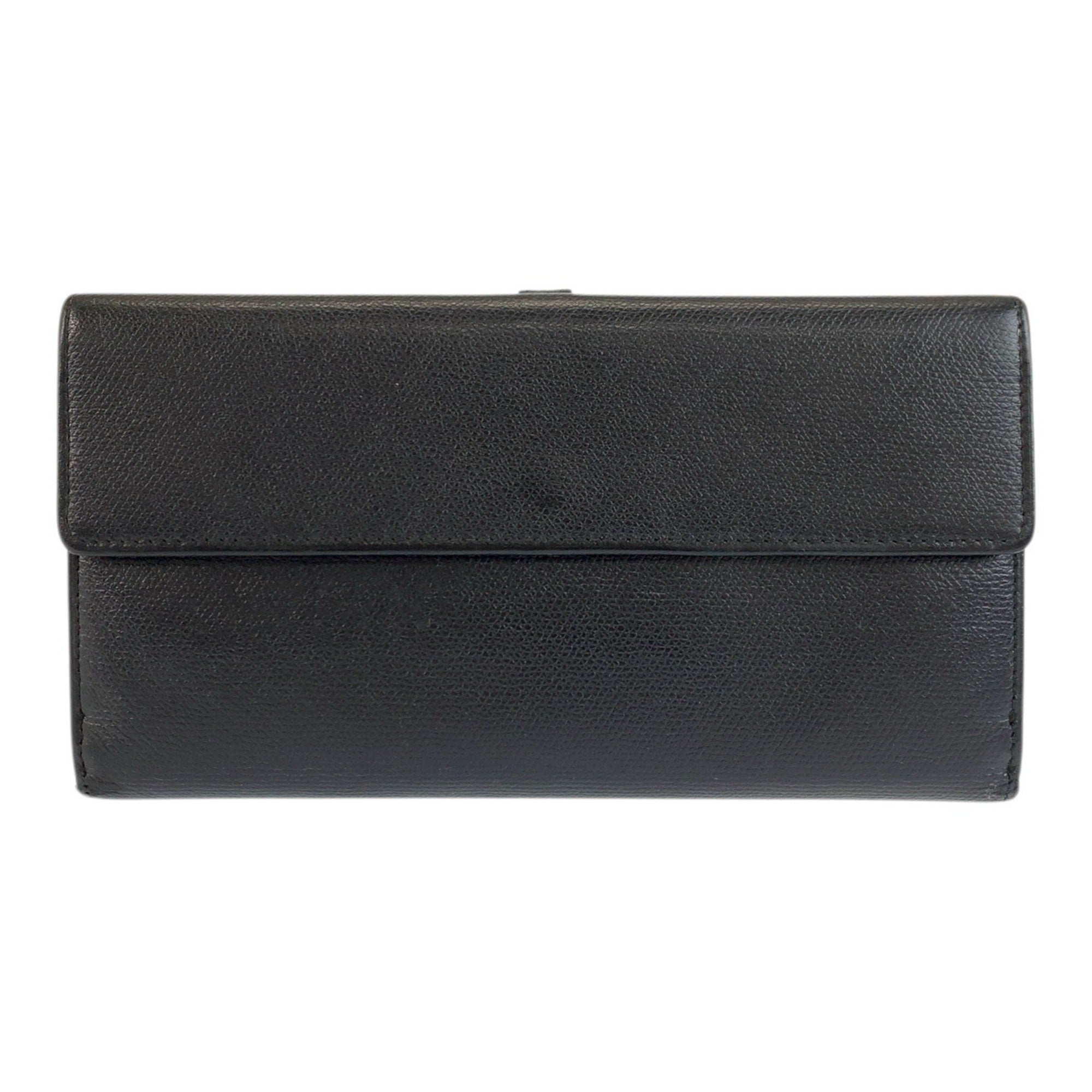 Chanel Black Leather Wallet (Bi-Fold) (Pre-Owned)