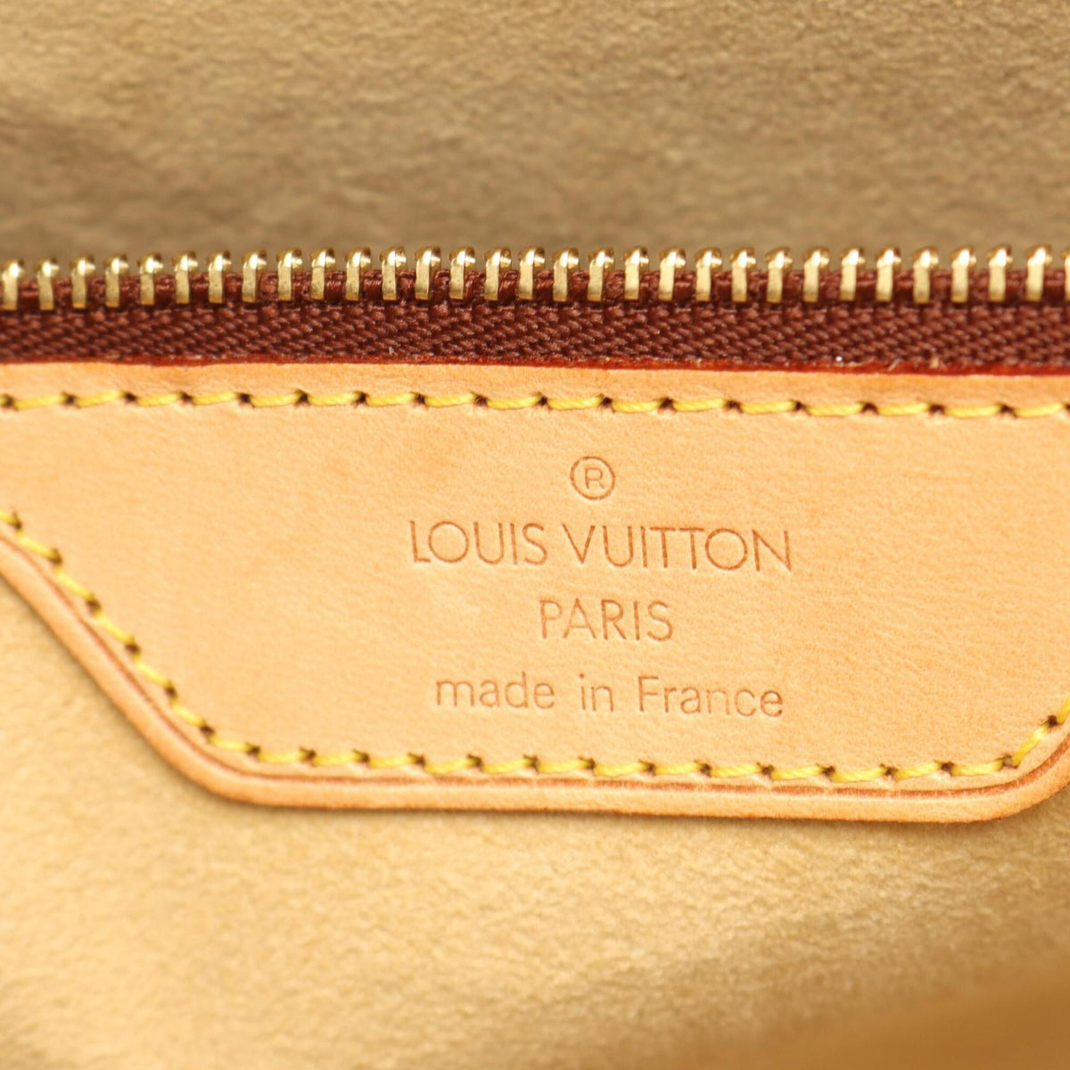 Louis Vuitton Brown Monogram Coated Canvas Leather Handbag Shoulder Bag (Pre-Owned)