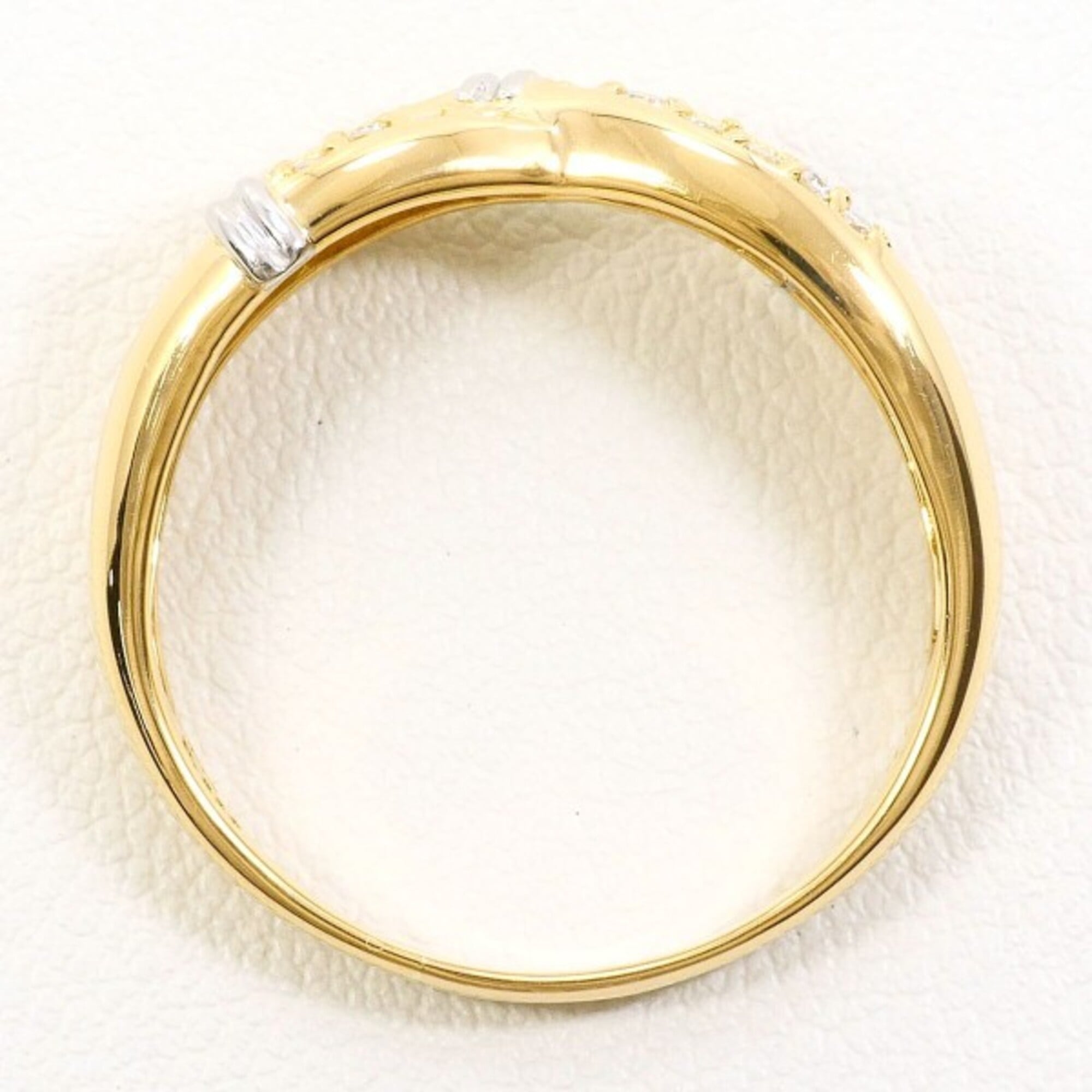 Unbranded Platinum Yellow Gold Yellow Gold (18K) Platinum 900 Band Ring (Pre-Owned)