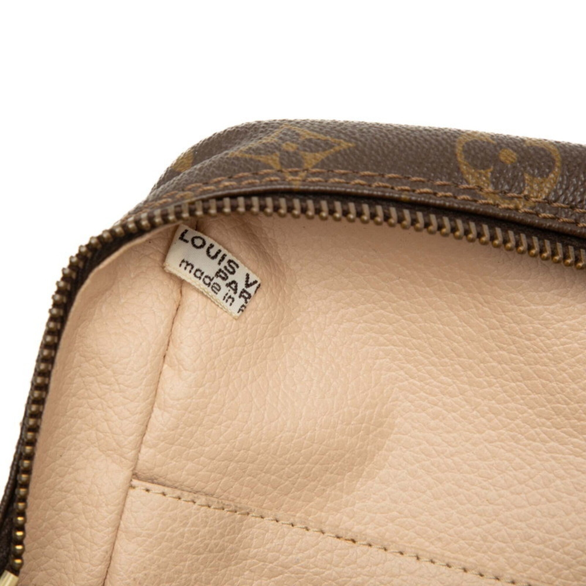 Louis Vuitton Brown Pvc Leather Clutch Bag (Pre-Owned)