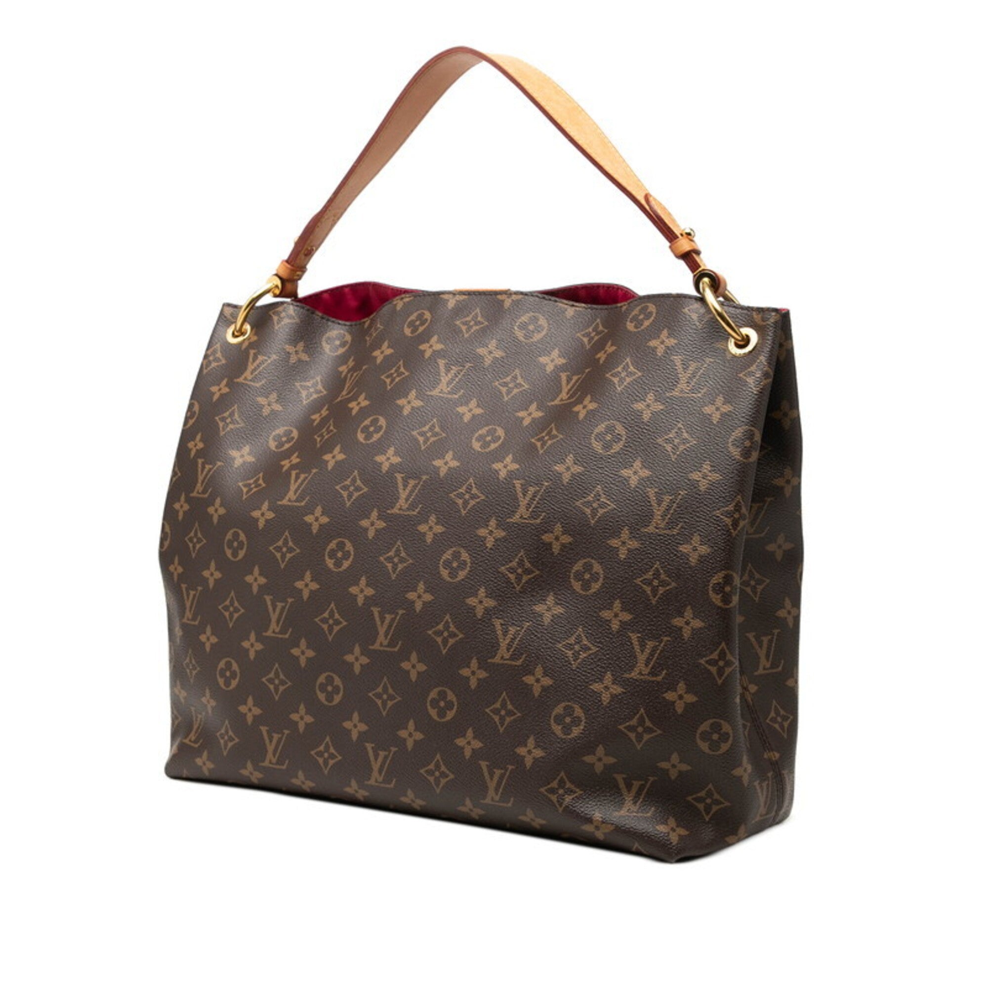 Louis Vuitton Brown Pvc Leather Shoulder Bag (Pre-Owned)