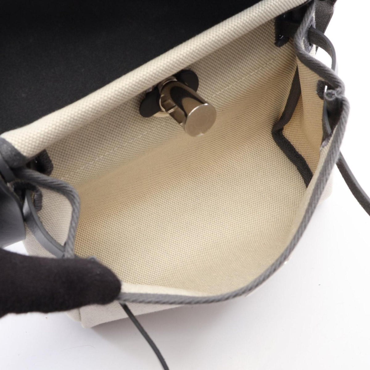 Hermes Ardoise Ecru Gray Ivory Handbag Shoulder Bag (Pre-Owned)