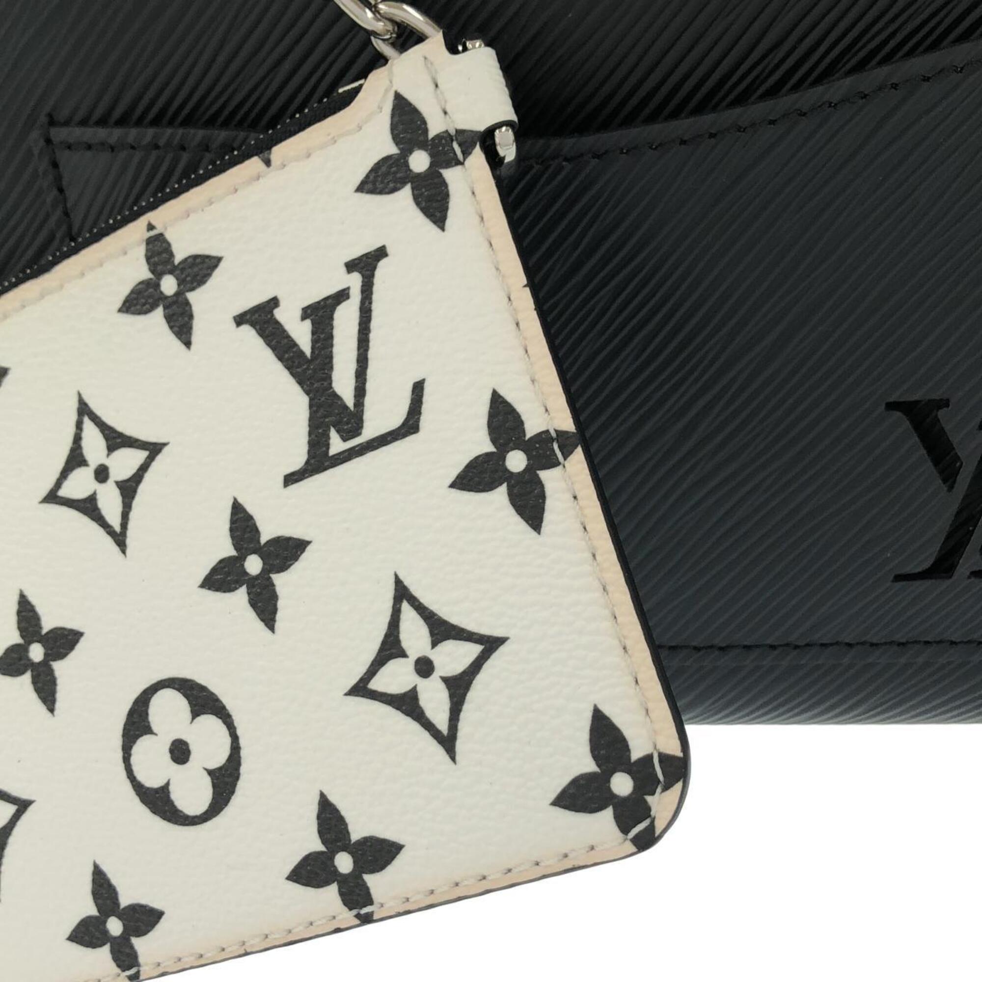 Louis Vuitton Black Leather Handbag Tote Bag (Pre-Owned)