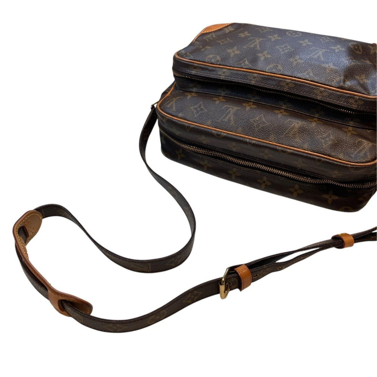 Louis Vuitton Brown Monogram Canvas Shoulder Bag (Pre-Owned)