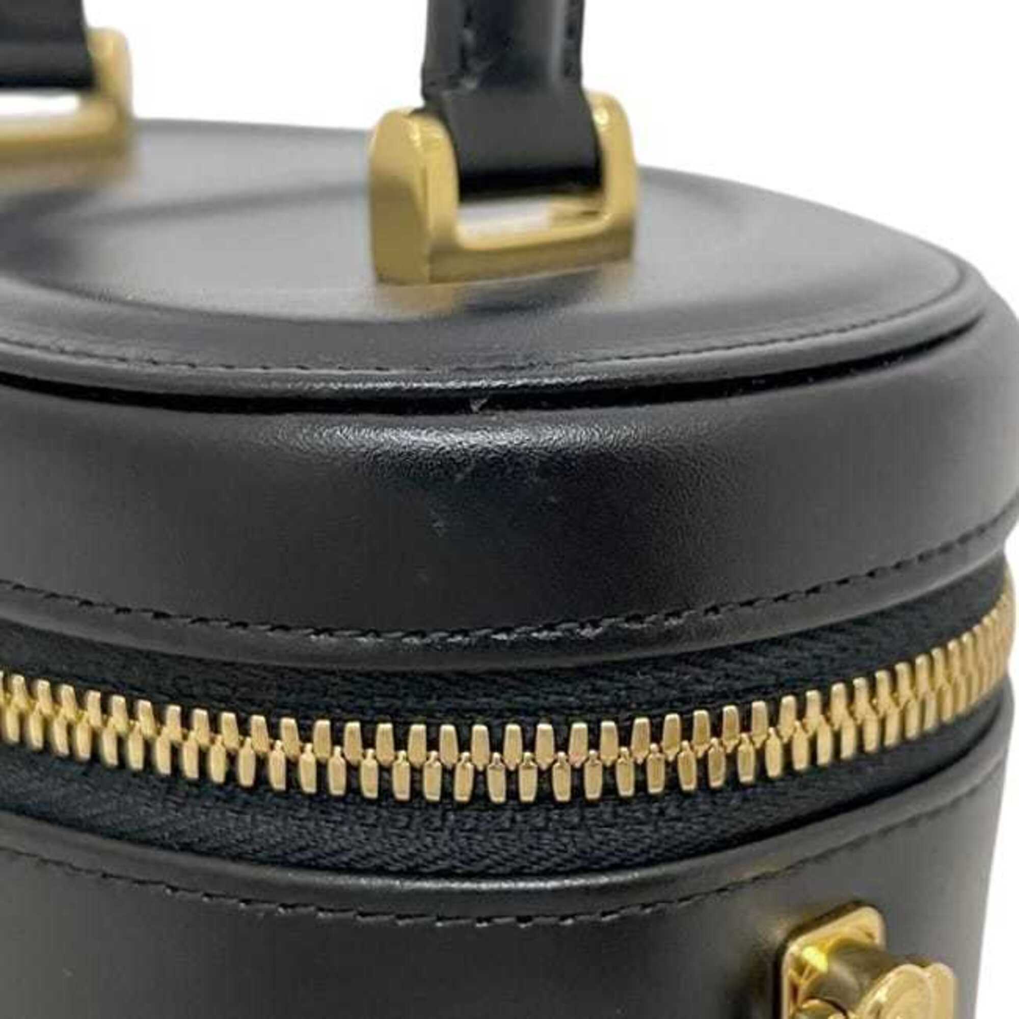 Christian Dior Black Leather Shoulder Bag (Pre-Owned)