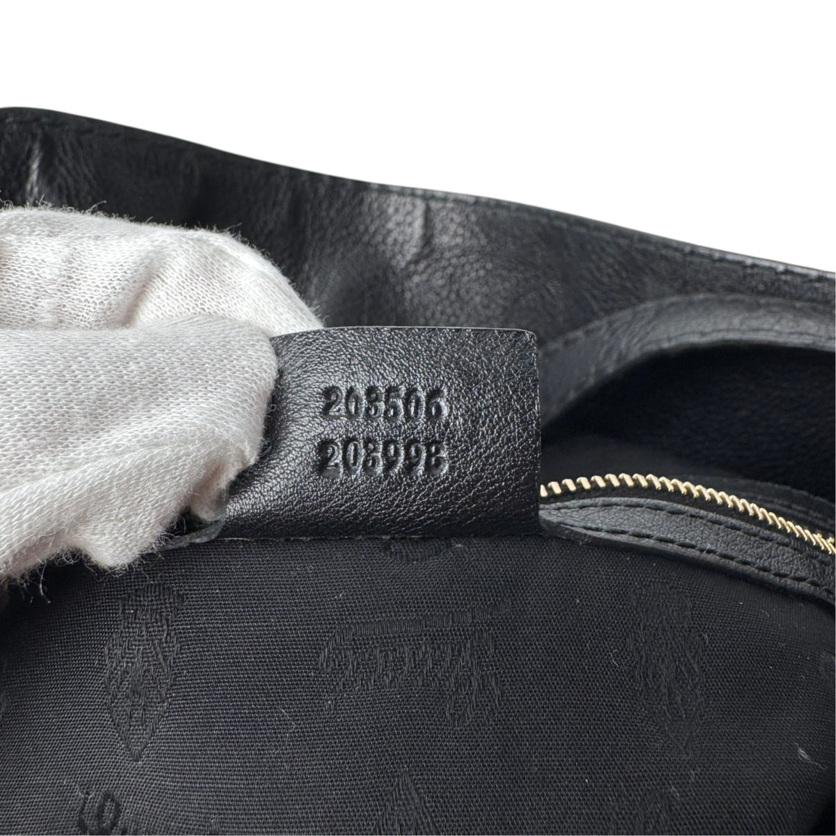 Gucci Black Leather Shoulder Bag (Pre-Owned)