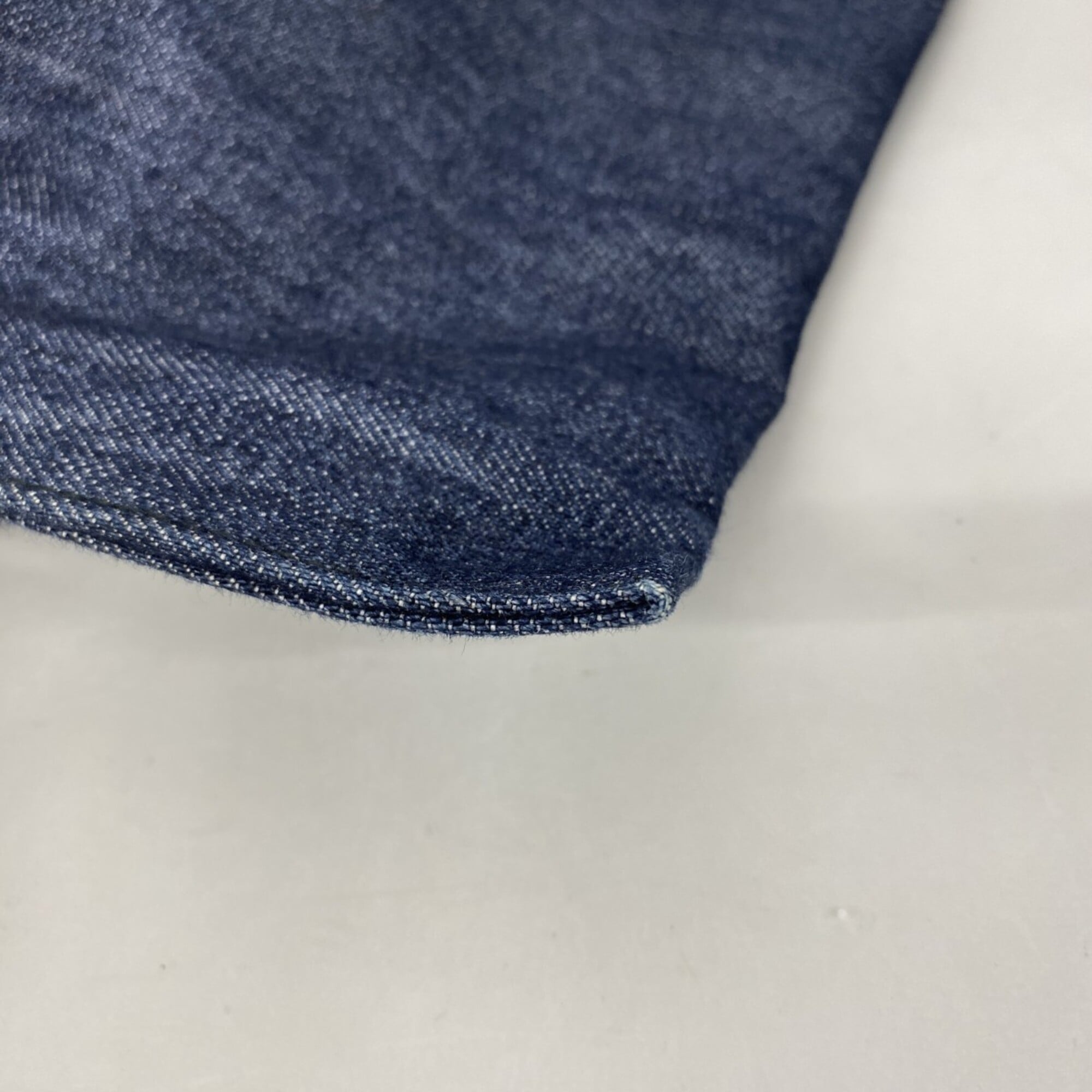 Prada Black Blue Denim Tote Bag (Pre-Owned)