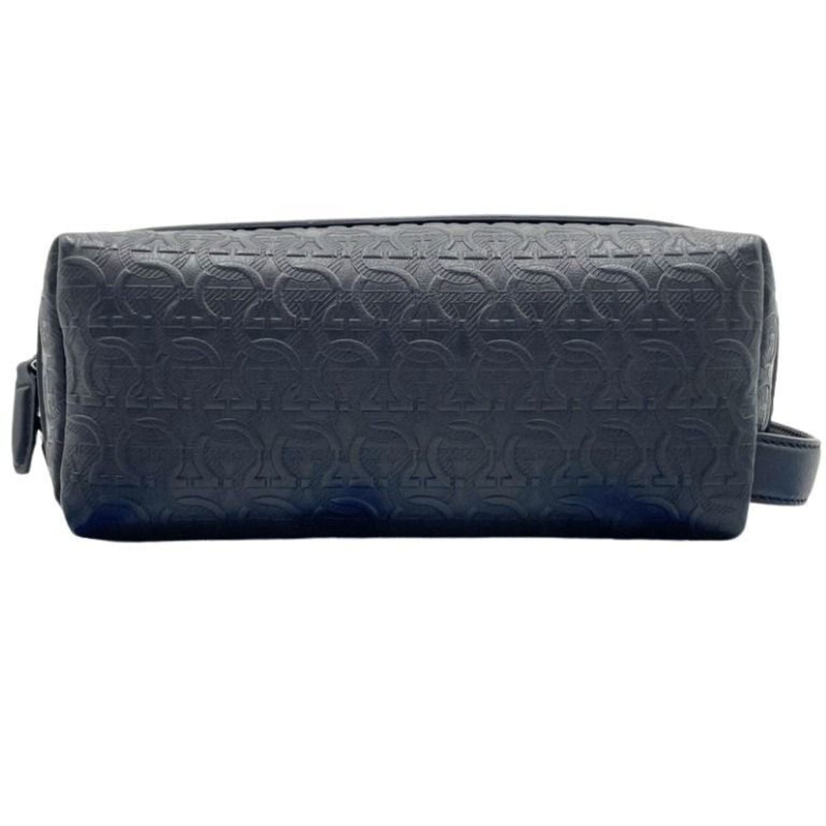 Salvatore Ferragamo Black Leather Clutch Bag (Pre-Owned)