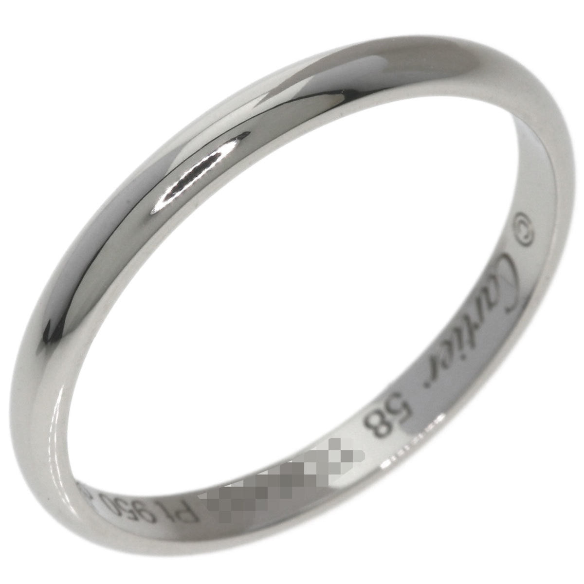 Cartier Platinum 950 Band Ring (Pre-Owned)