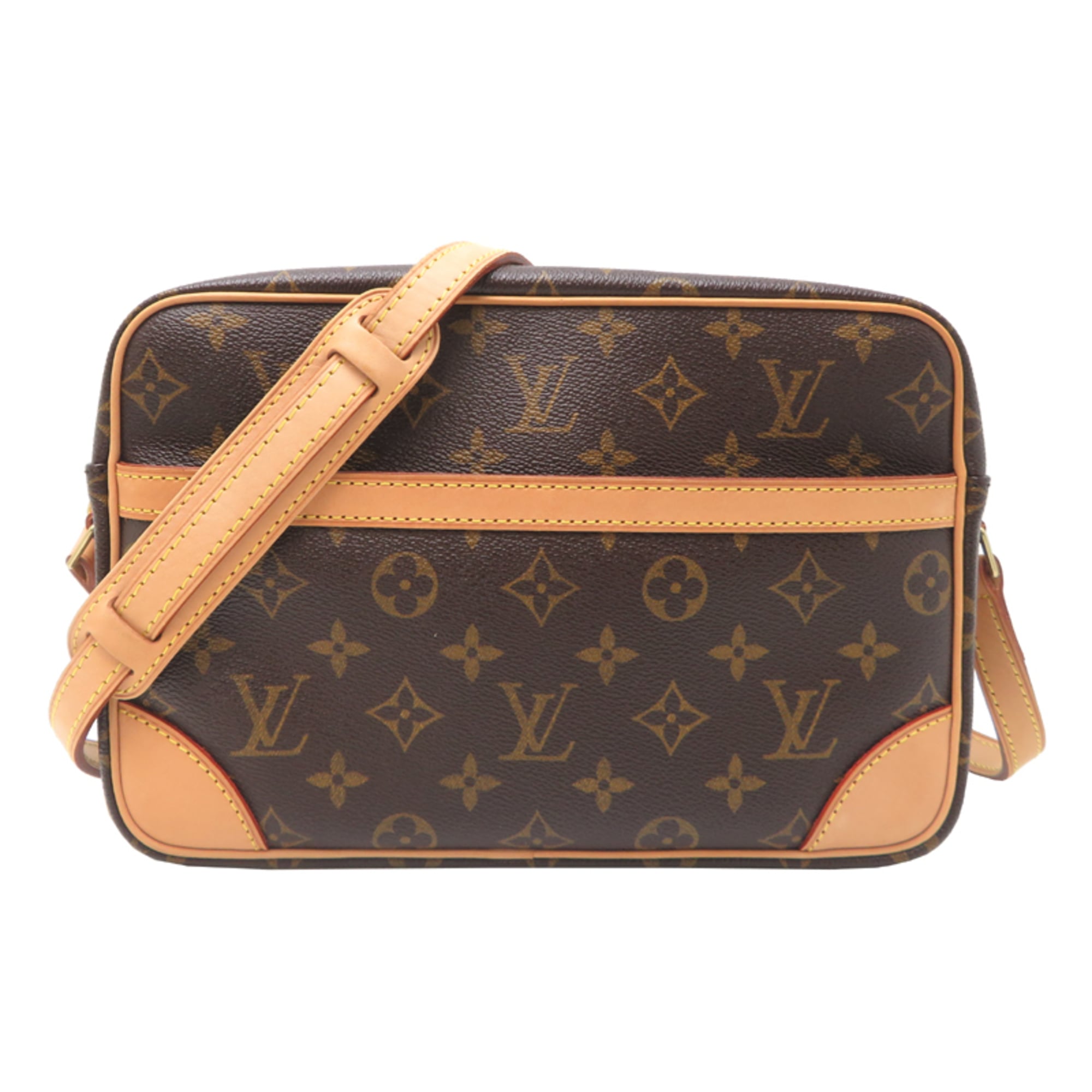 Louis Vuitton Brown Monogram Shoulder Bag (Pre-Owned)