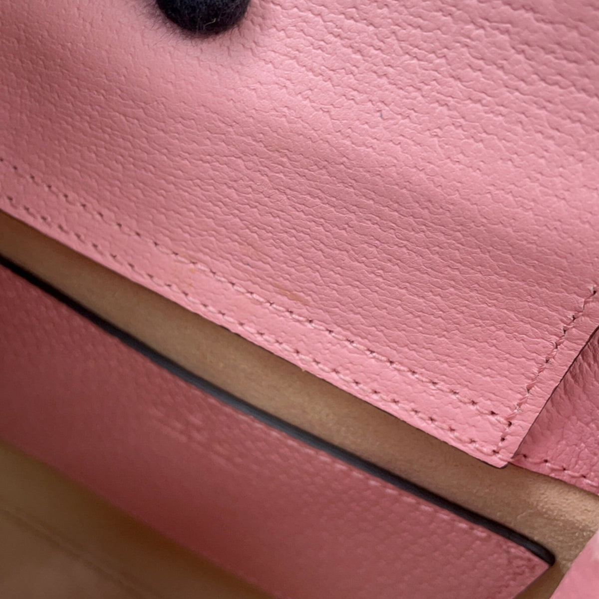 Gucci Pink Leather Handbag Tote Bag (Pre-Owned)