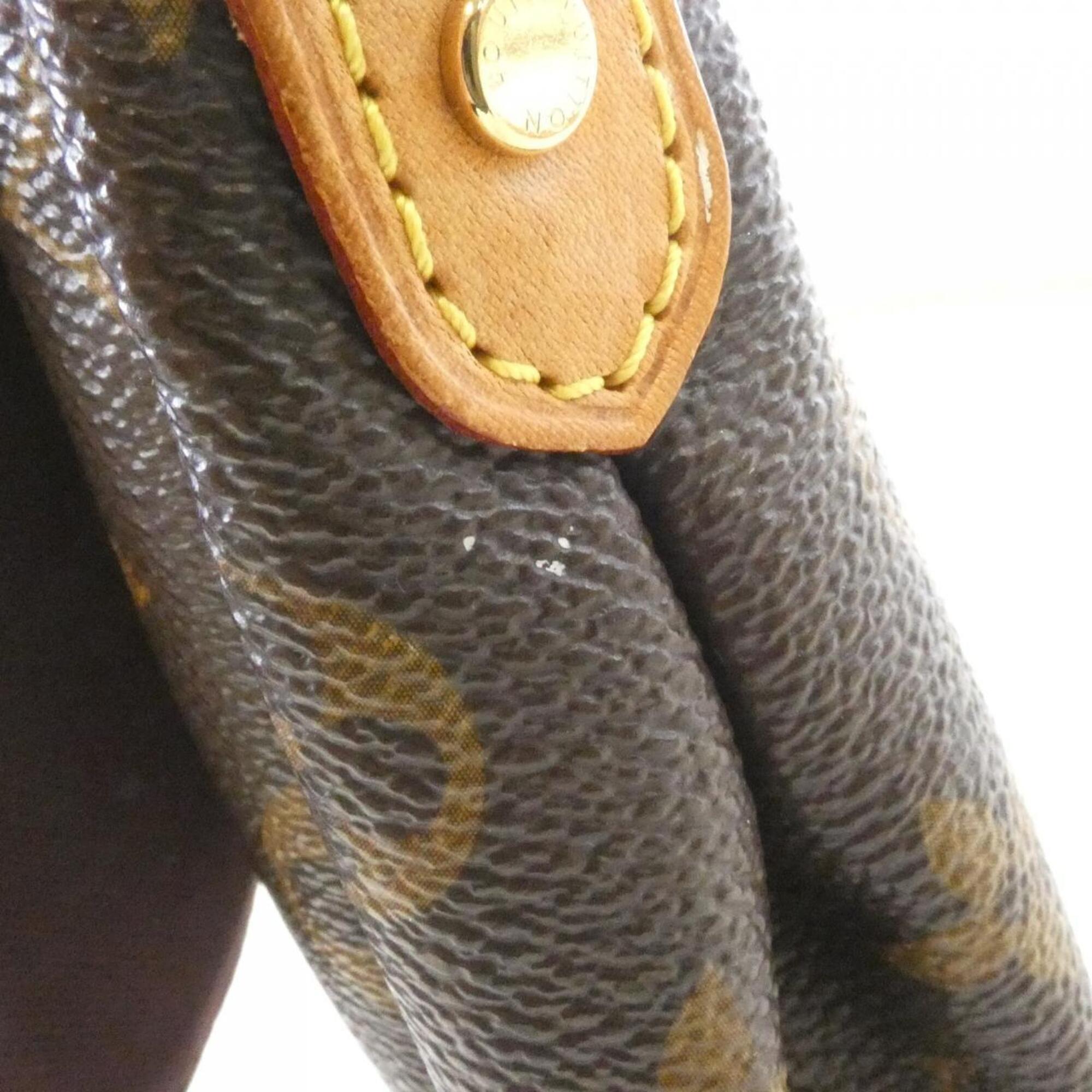 Louis Vuitton Marron Coated Canvas Shoulder Bag (Pre-Owned)