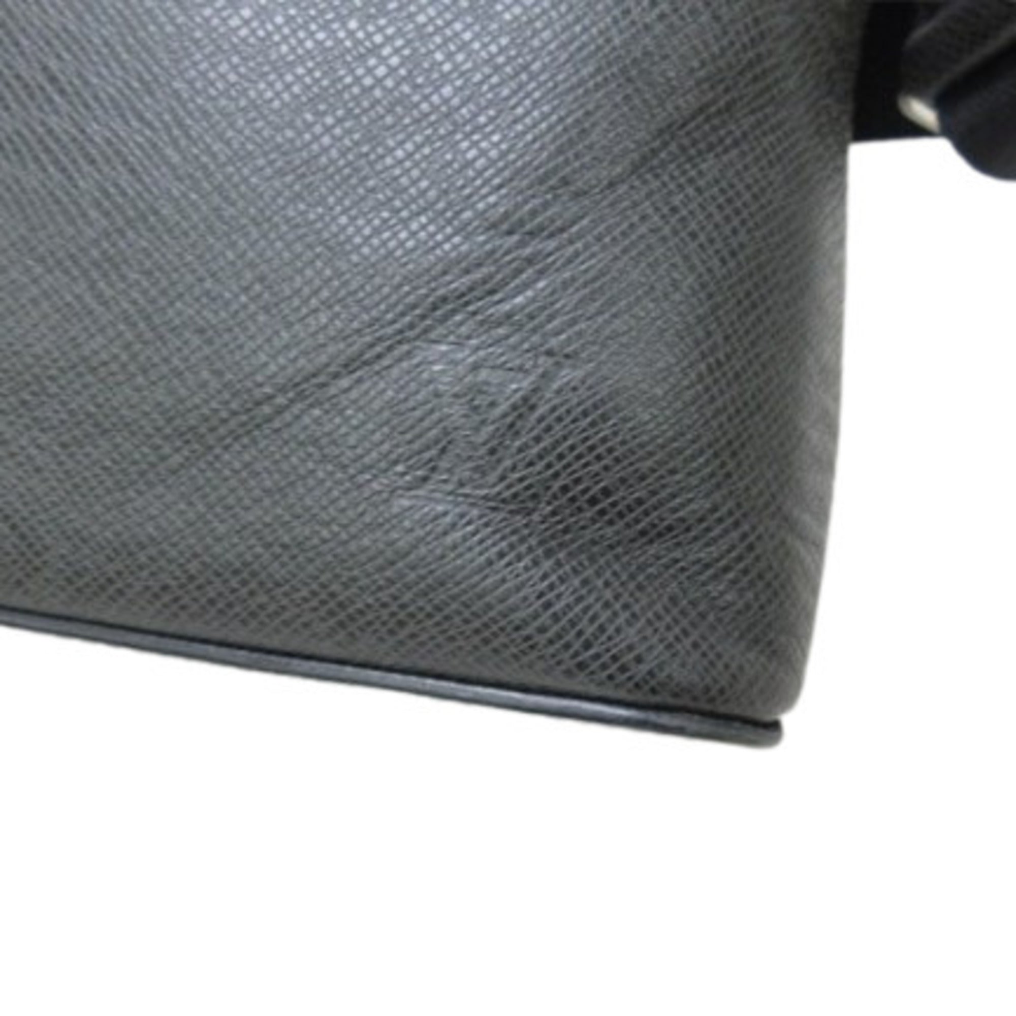 Louis Vuitton Ardoise Taiga Leather Messenger Bag Shoulder Bag (Pre-Owned)